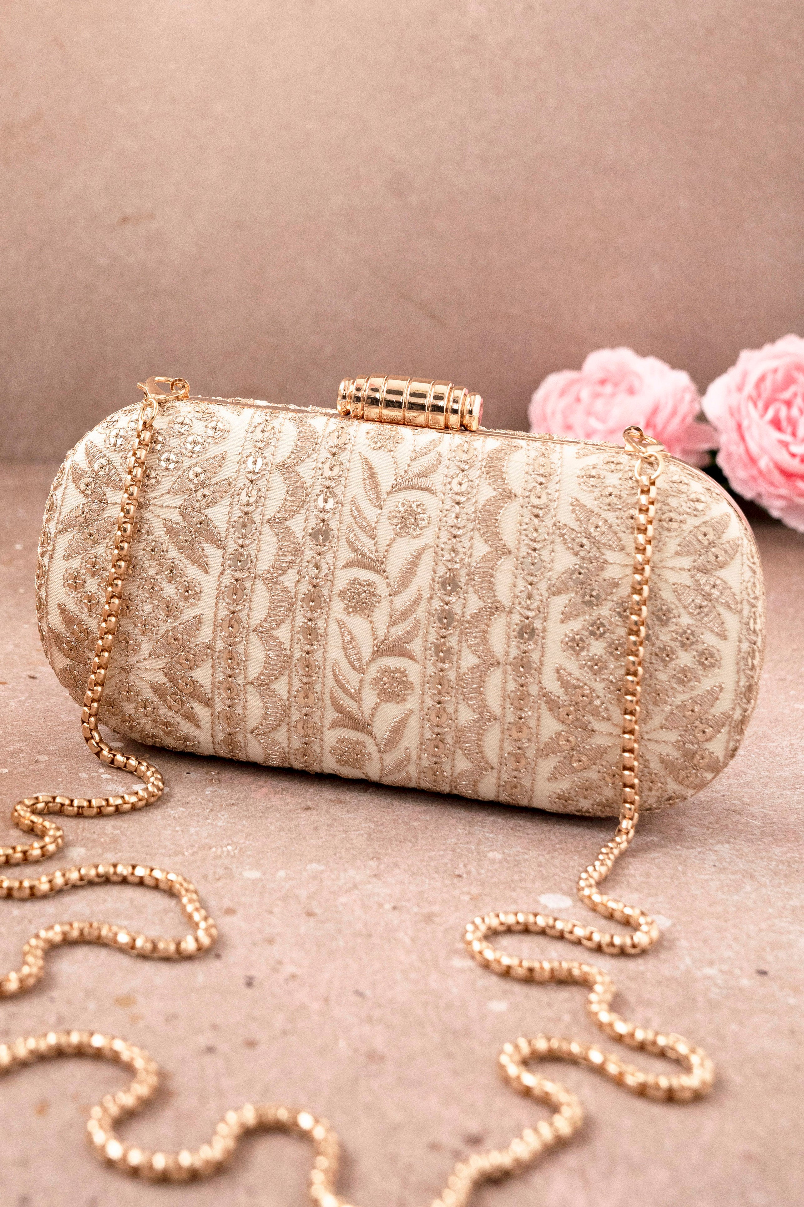 Buy Gold Handbags for Women by Dune London Online | Ajio.com