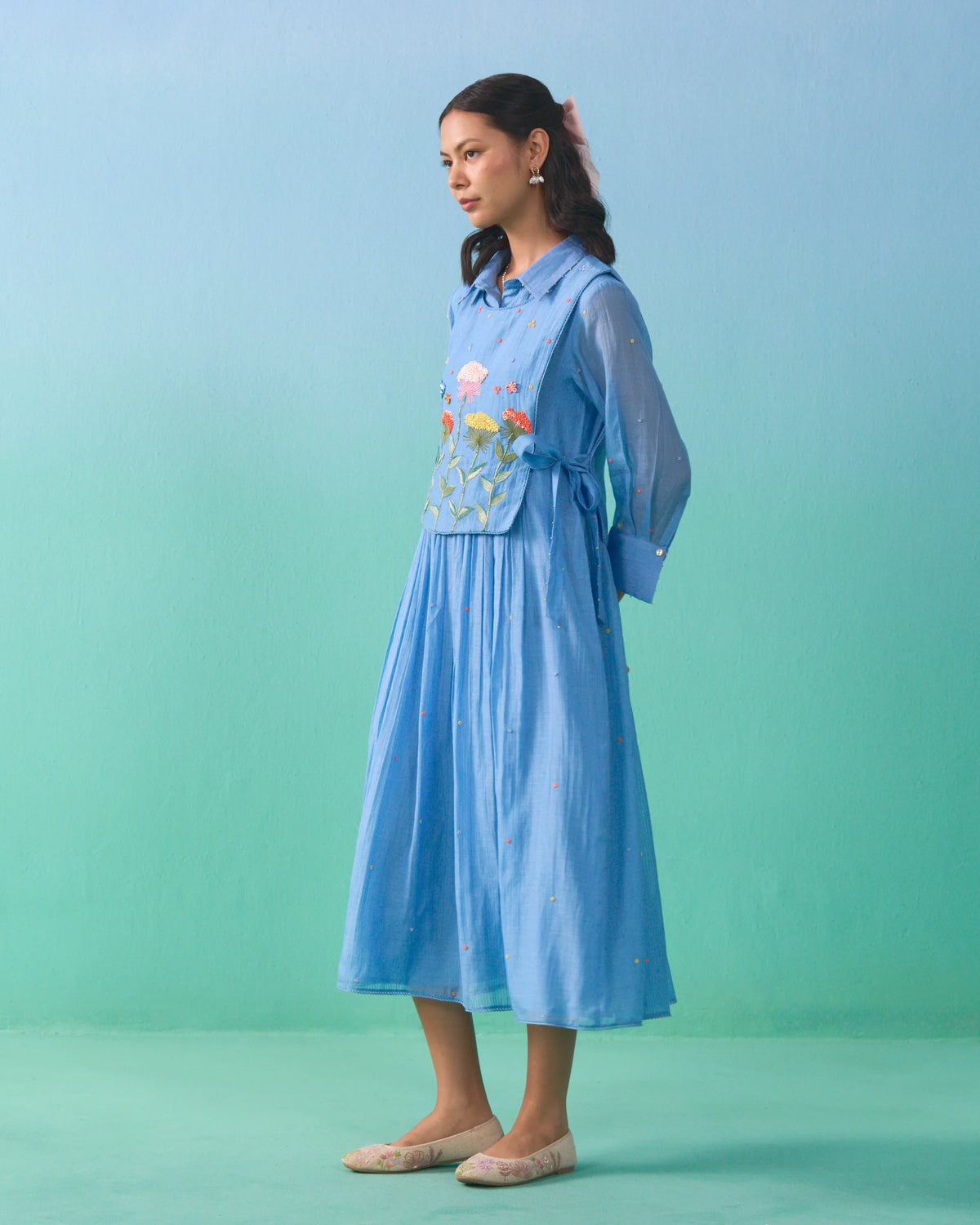 Fluer Bib Dress
