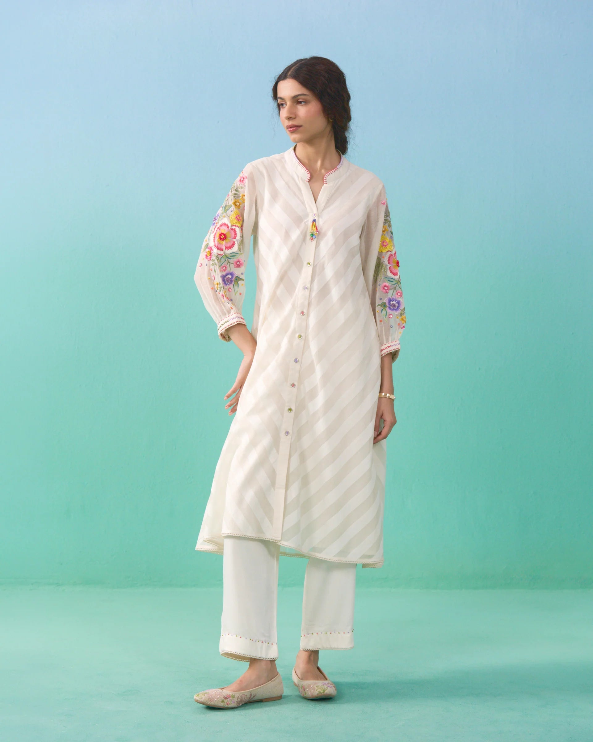 Aasma Button Down Kurta Set