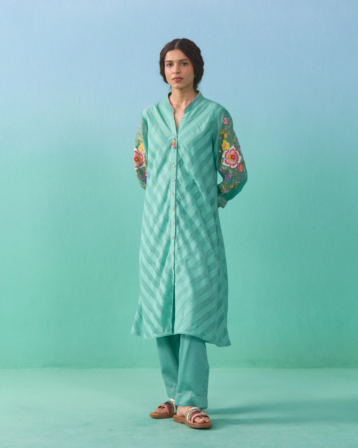 Aasma Button Down Kurta Set
