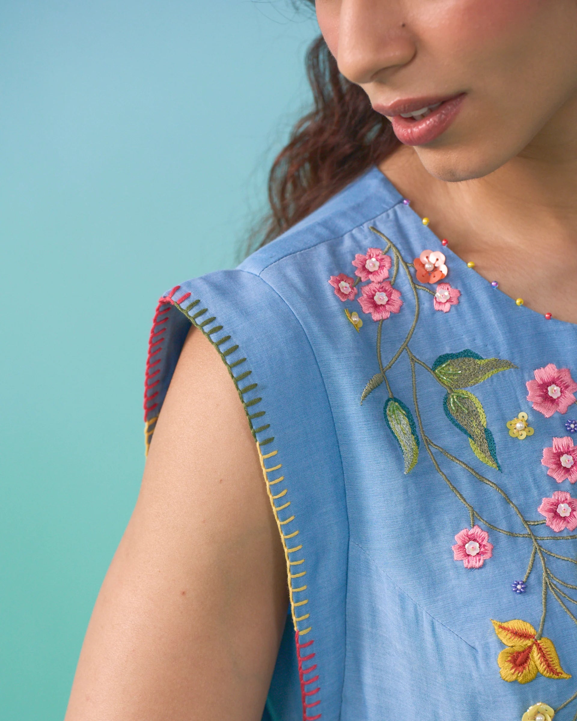 Day Dream Shift Dress - Blue
