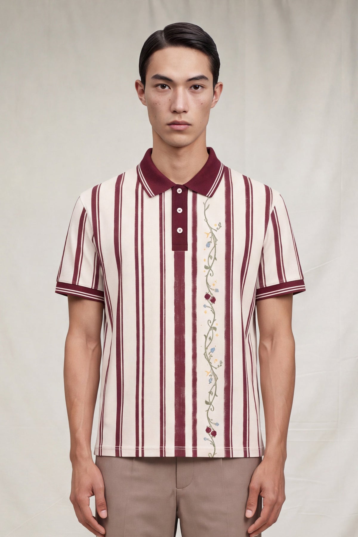 Bloom Stripe Polo