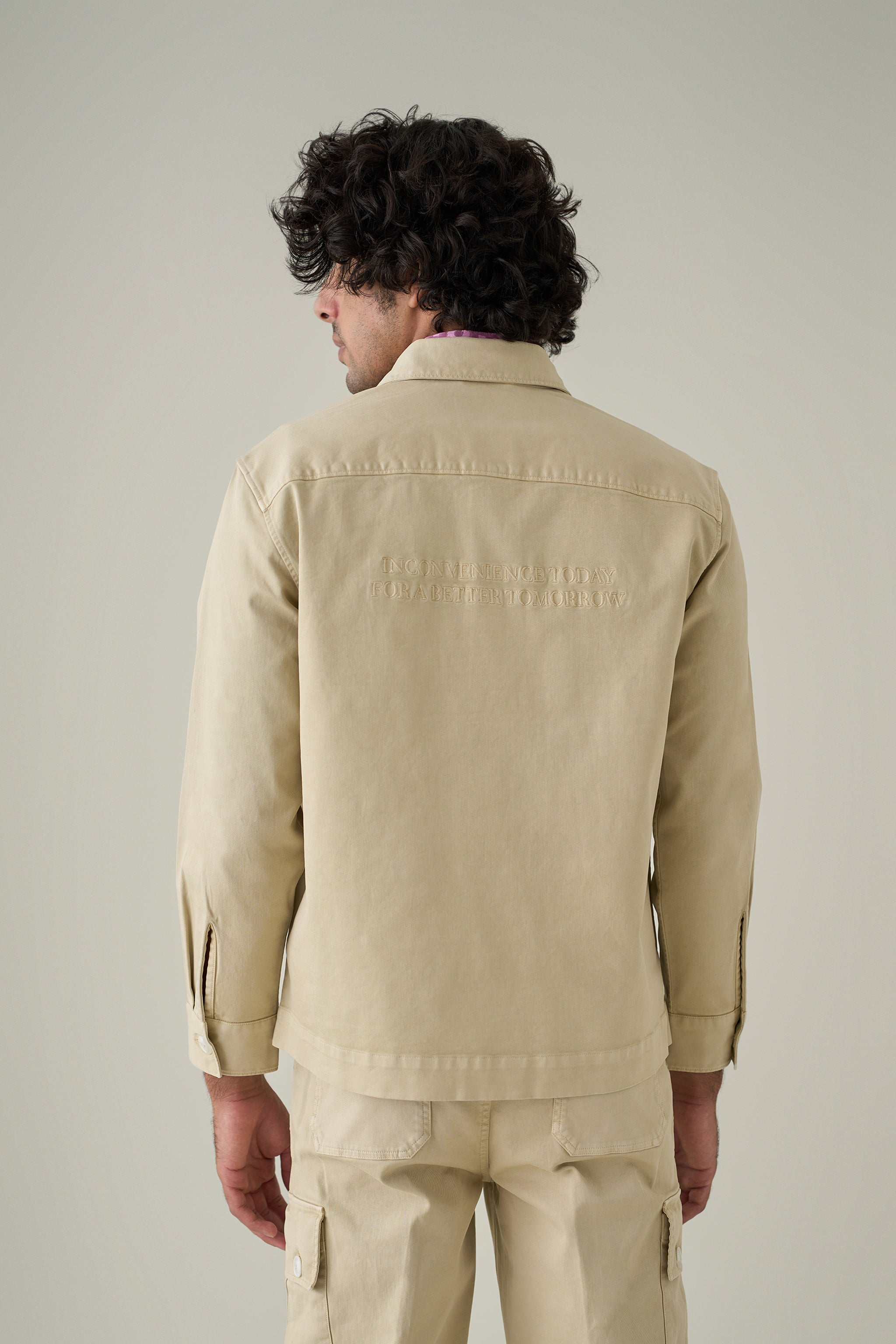 Twill Utilitarian Shacket