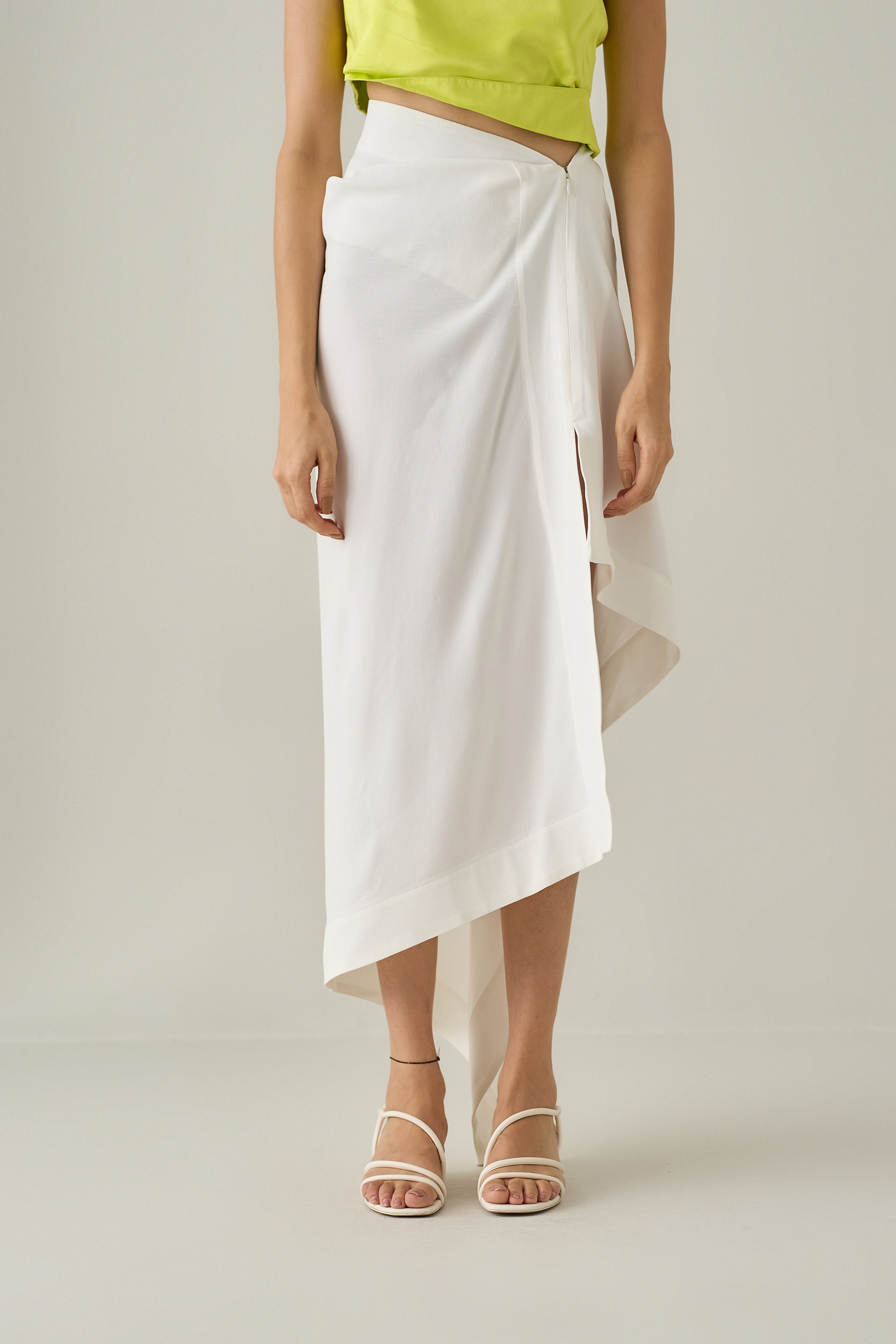 A-line Draped Skirt