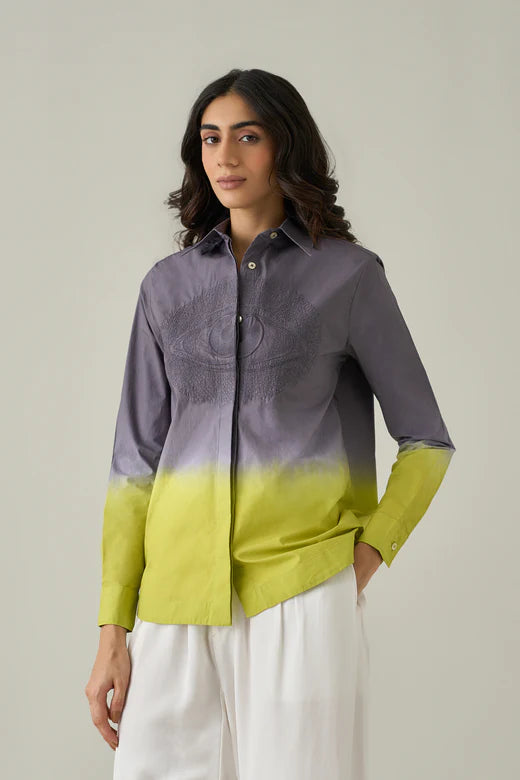 Ombre Boxy Shirt