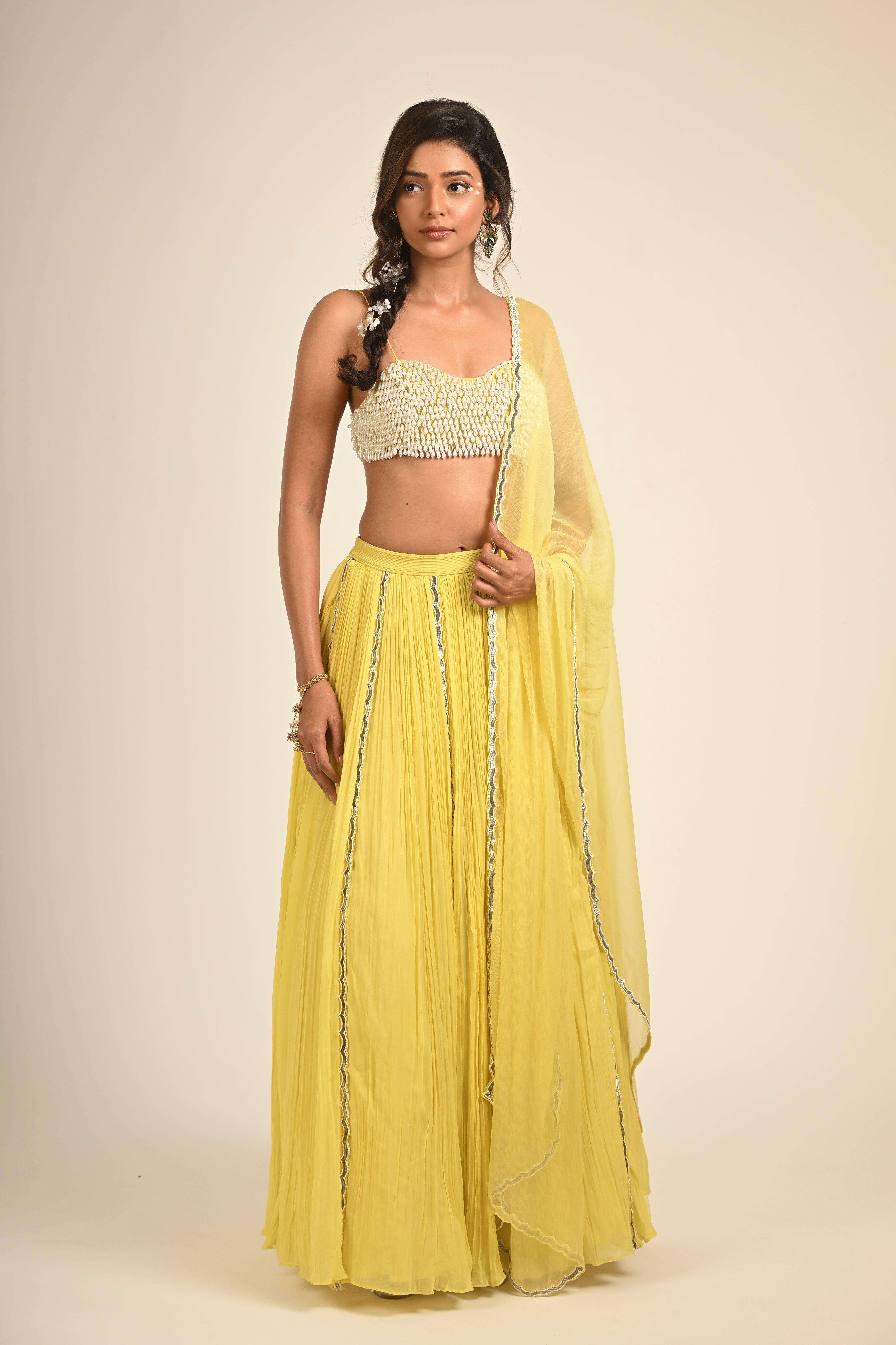 Yellow Lehanga