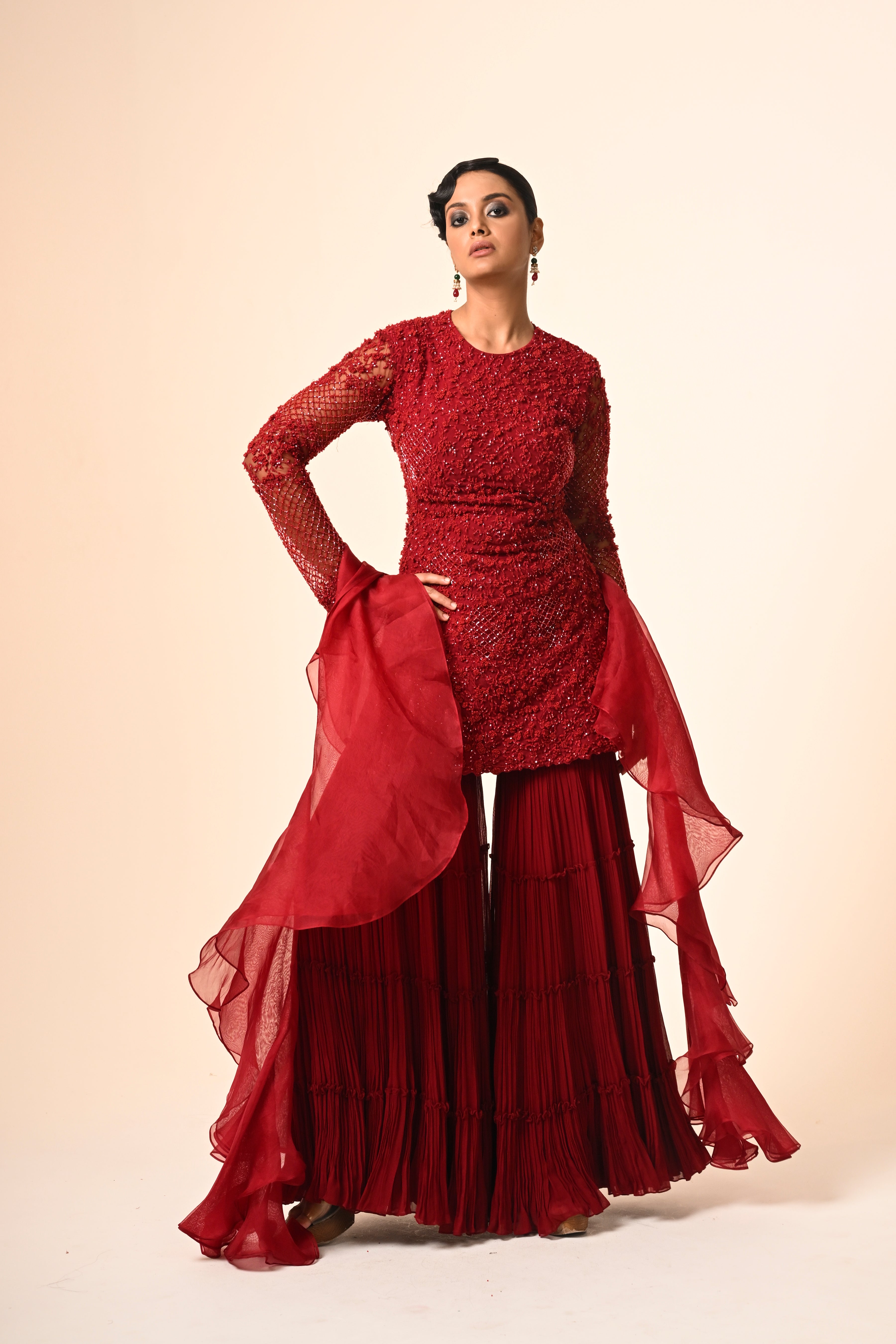 Floral Jaal Highlight Kurta Set