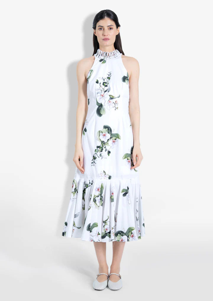 Orchid Midi Dress
