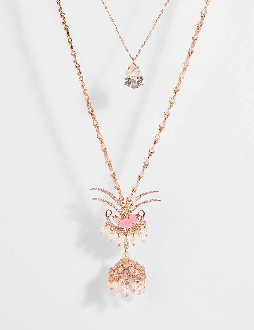 Le Palm Fish Layered Necklace