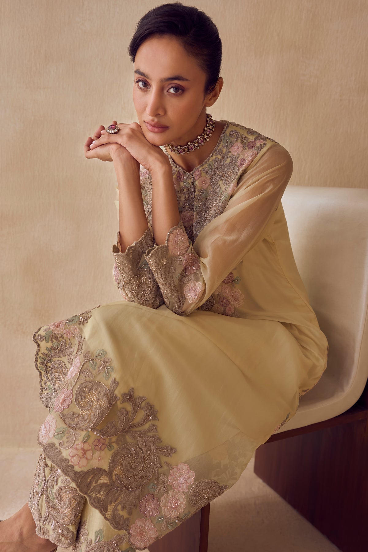 Citron Vine Kurta Set