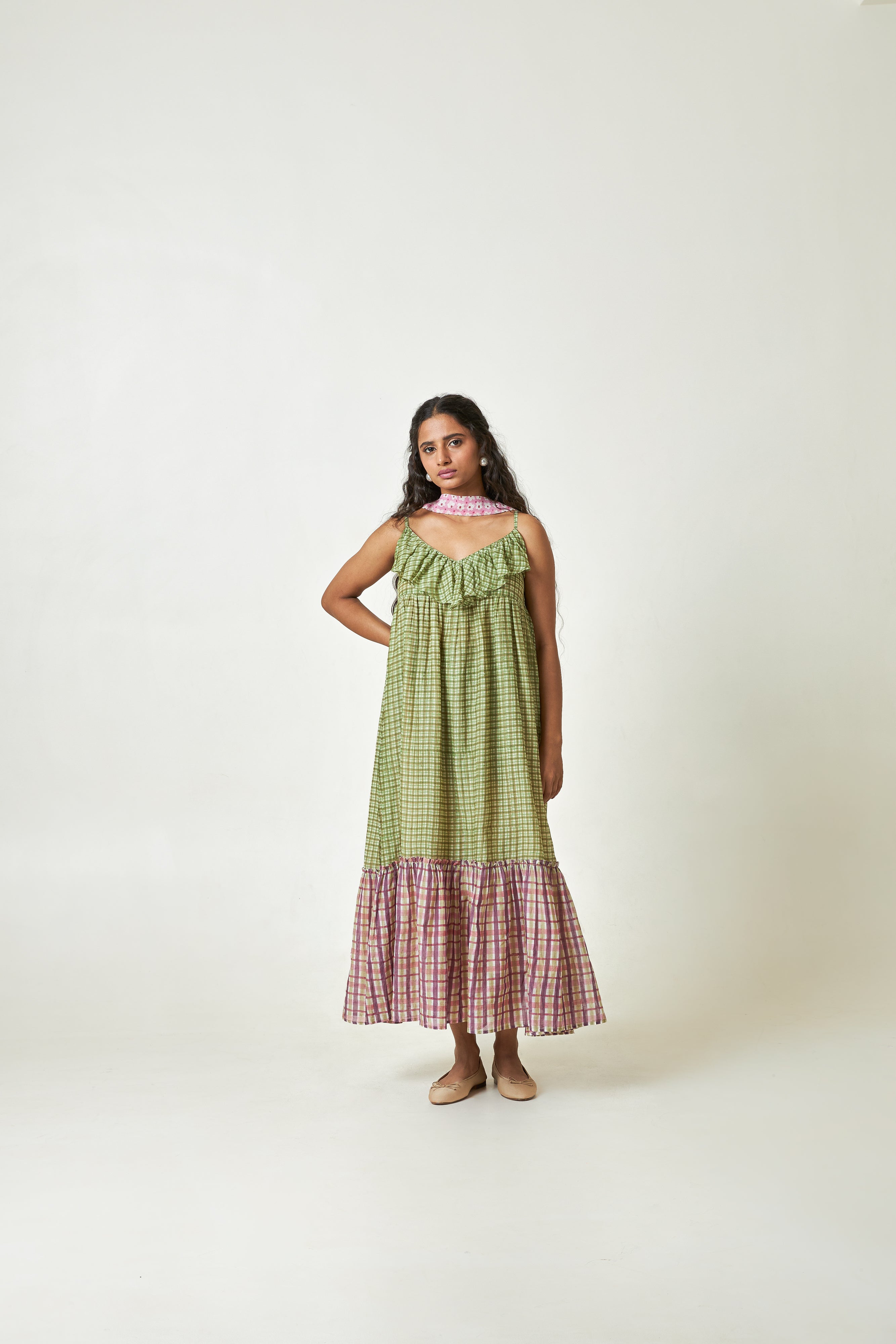 Meadow Glow Block Printed Dress