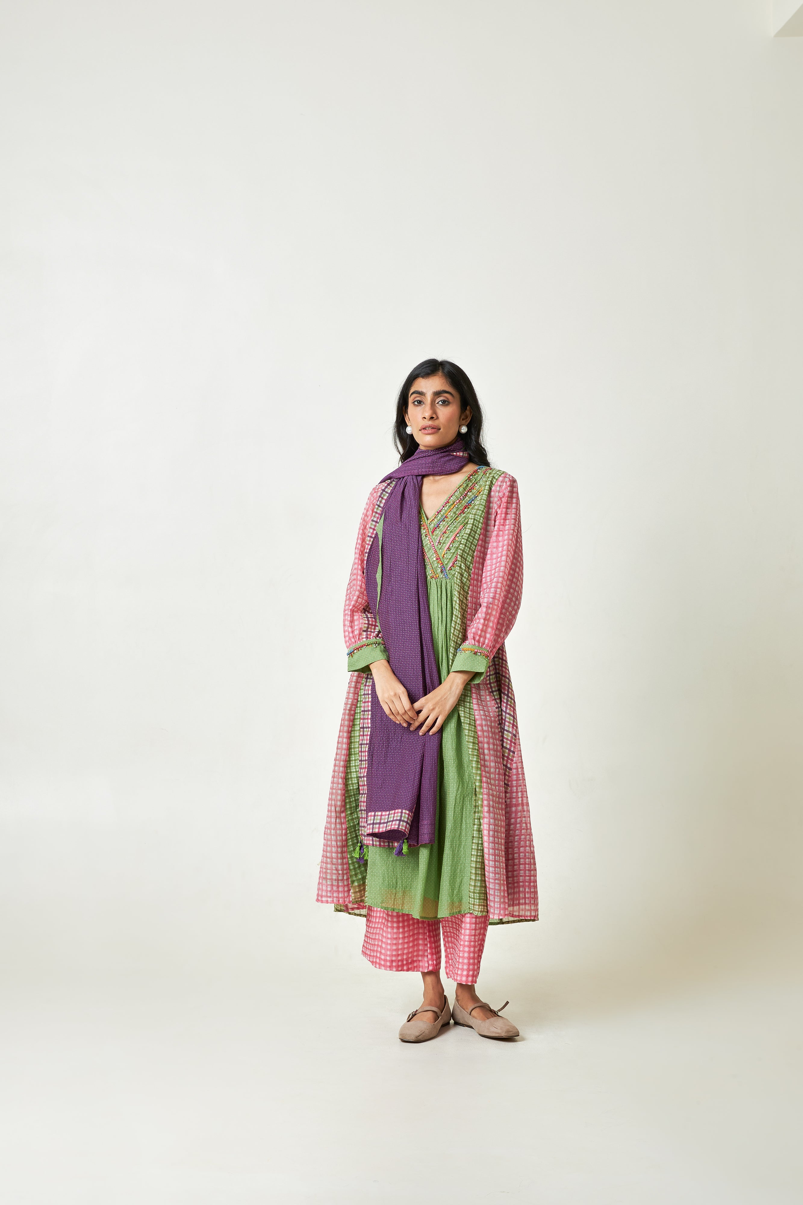 Roseglow Block Printed Dupatta