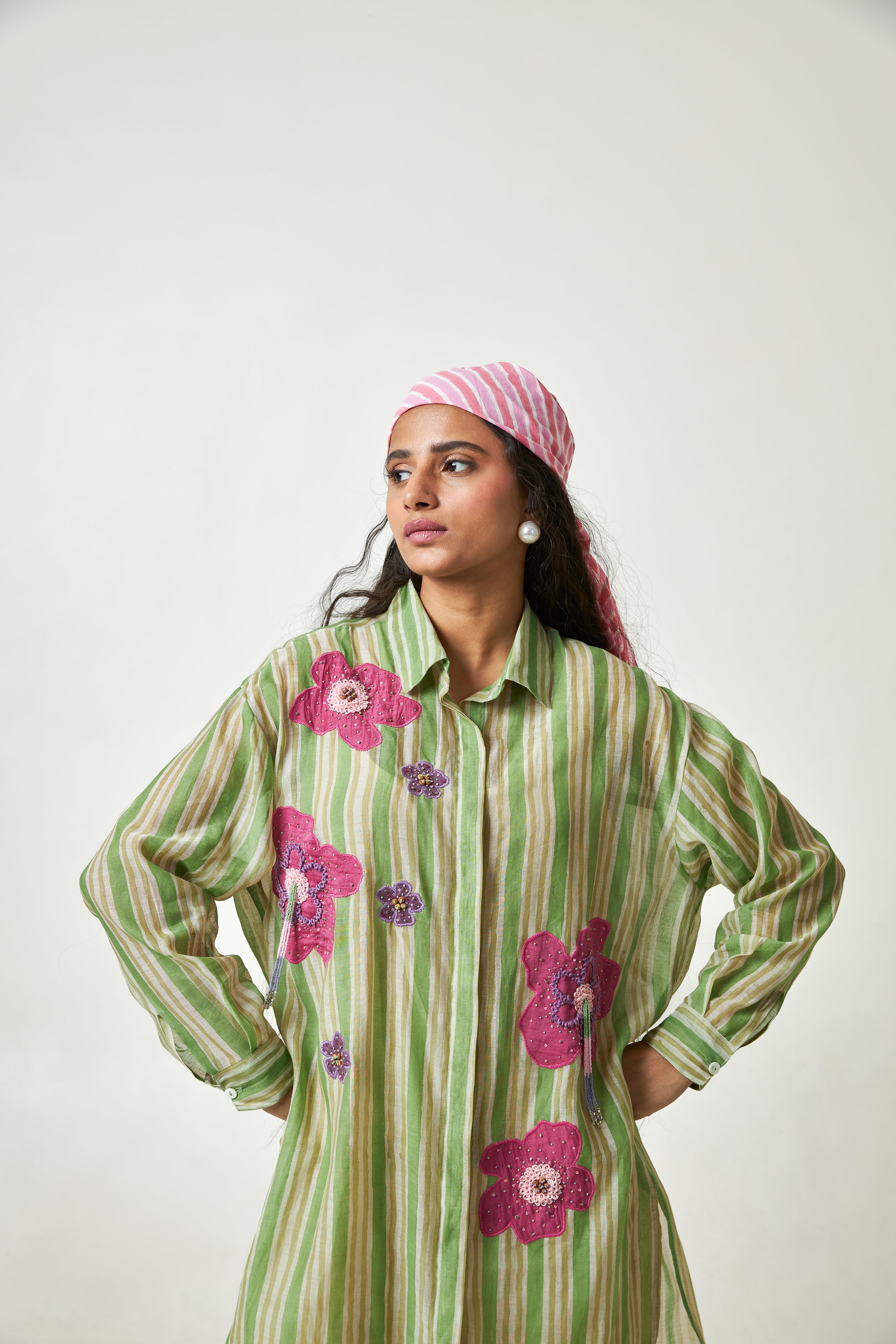 Petal Haze Block Printed Co-ord Set