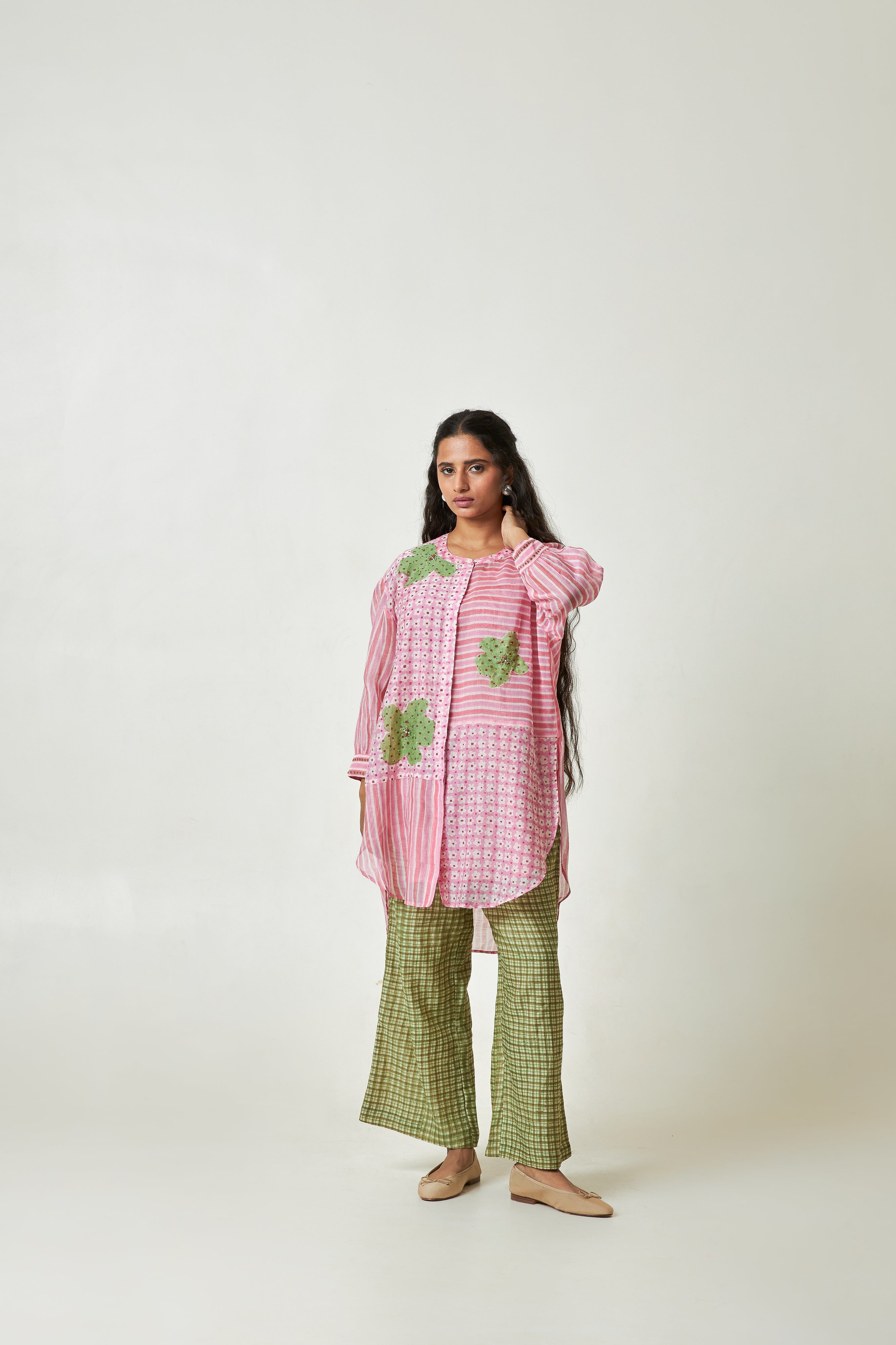 Camellia Block Printed Co-ord Set
