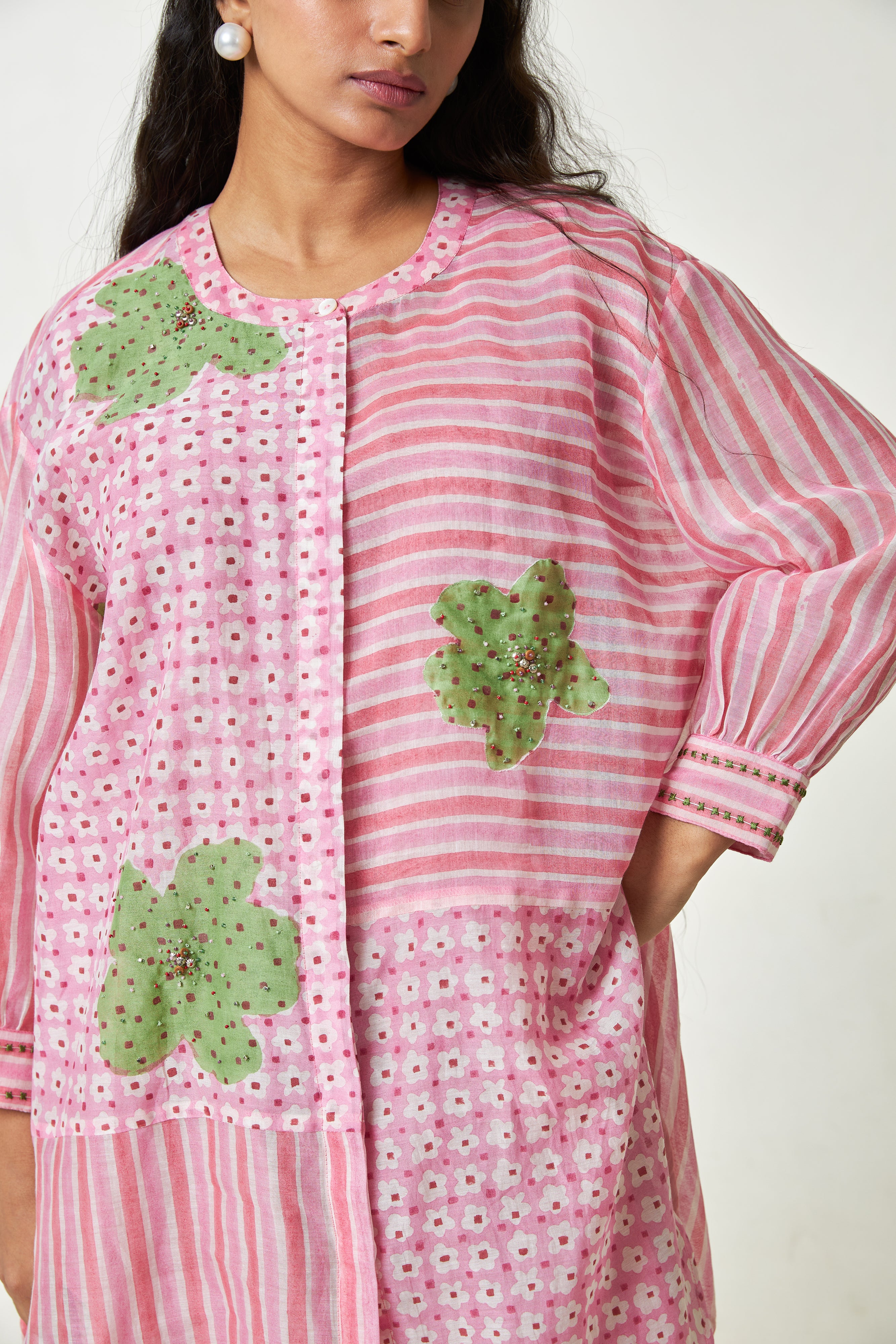 Camellia Block Printed Co-ord Set