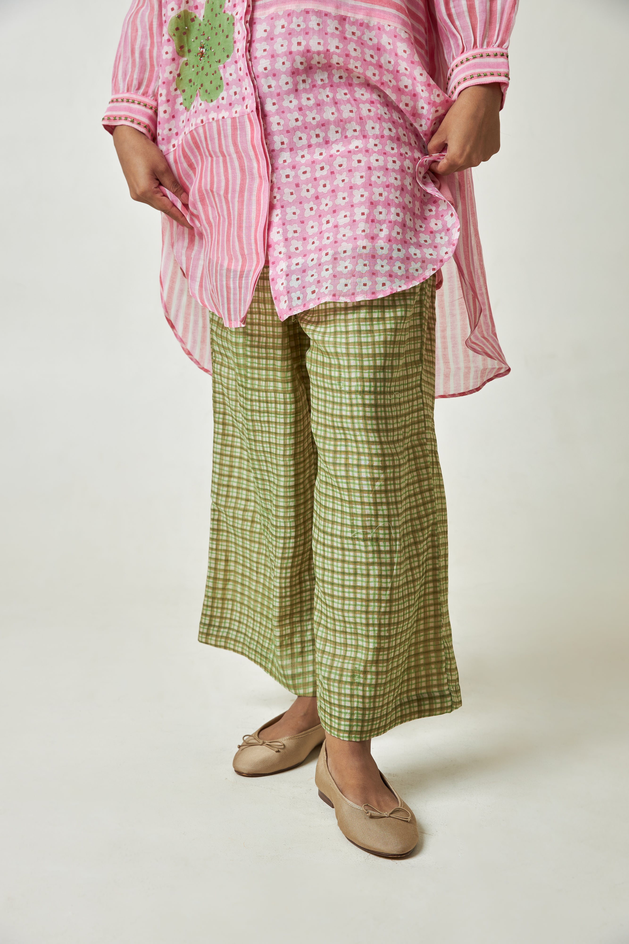 Camellia Block Printed Co-ord Set