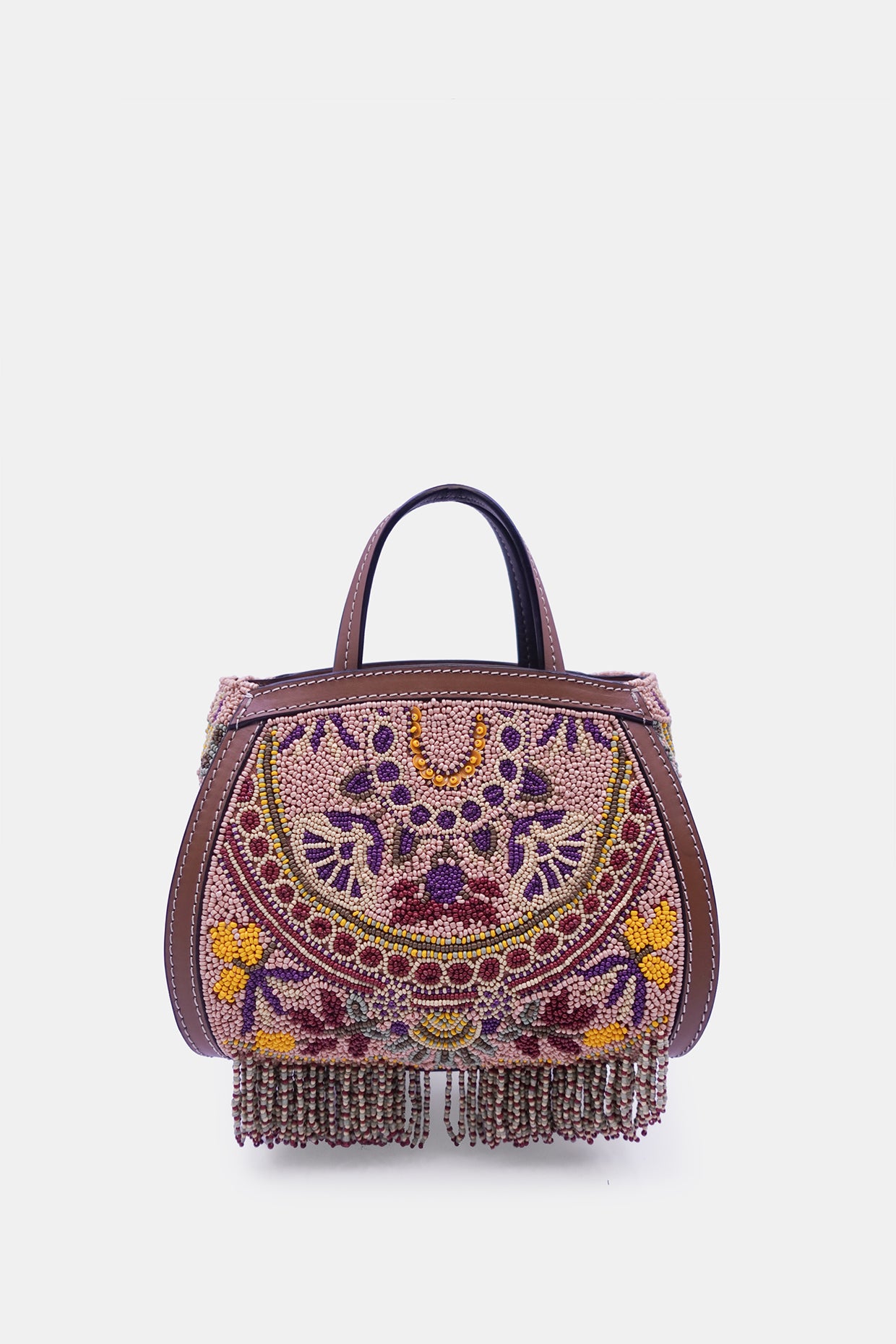 Peach-colored Clutch Bag