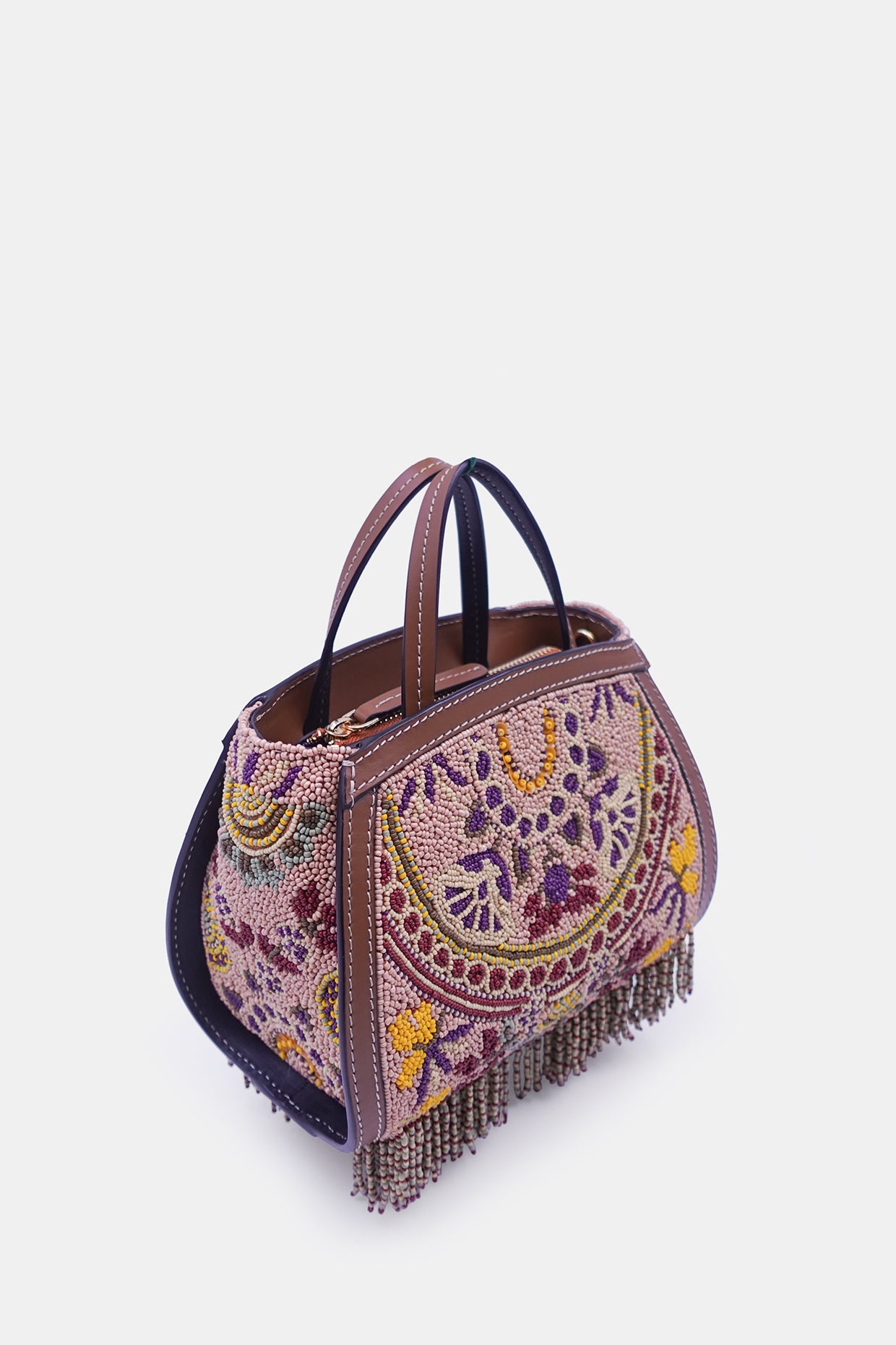 Peach-colored Clutch Bag