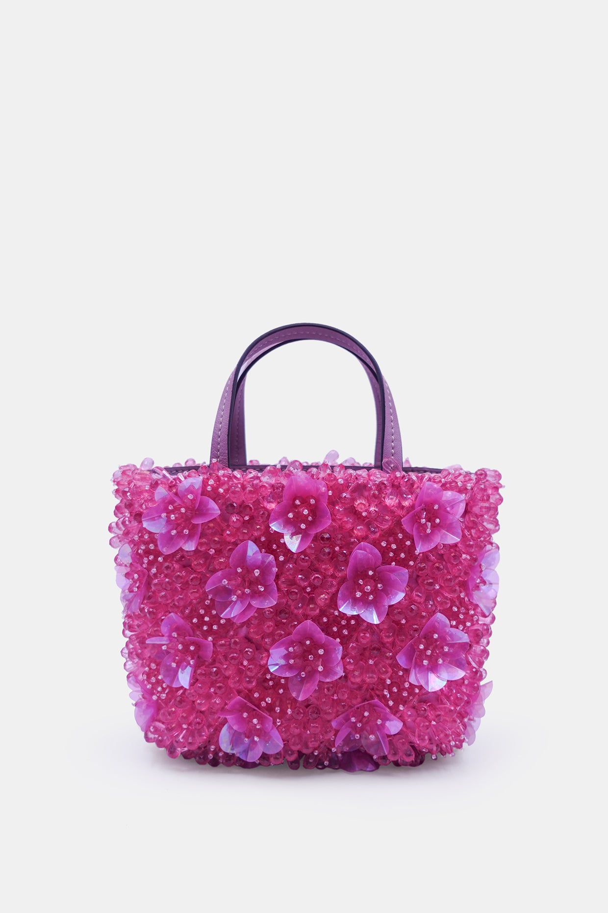 Pink Orchid Bucket Bag