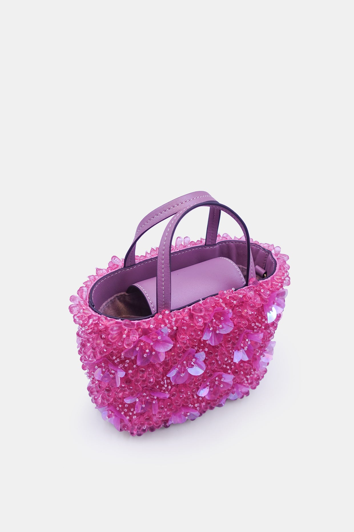 Pink Orchid Bucket Bag