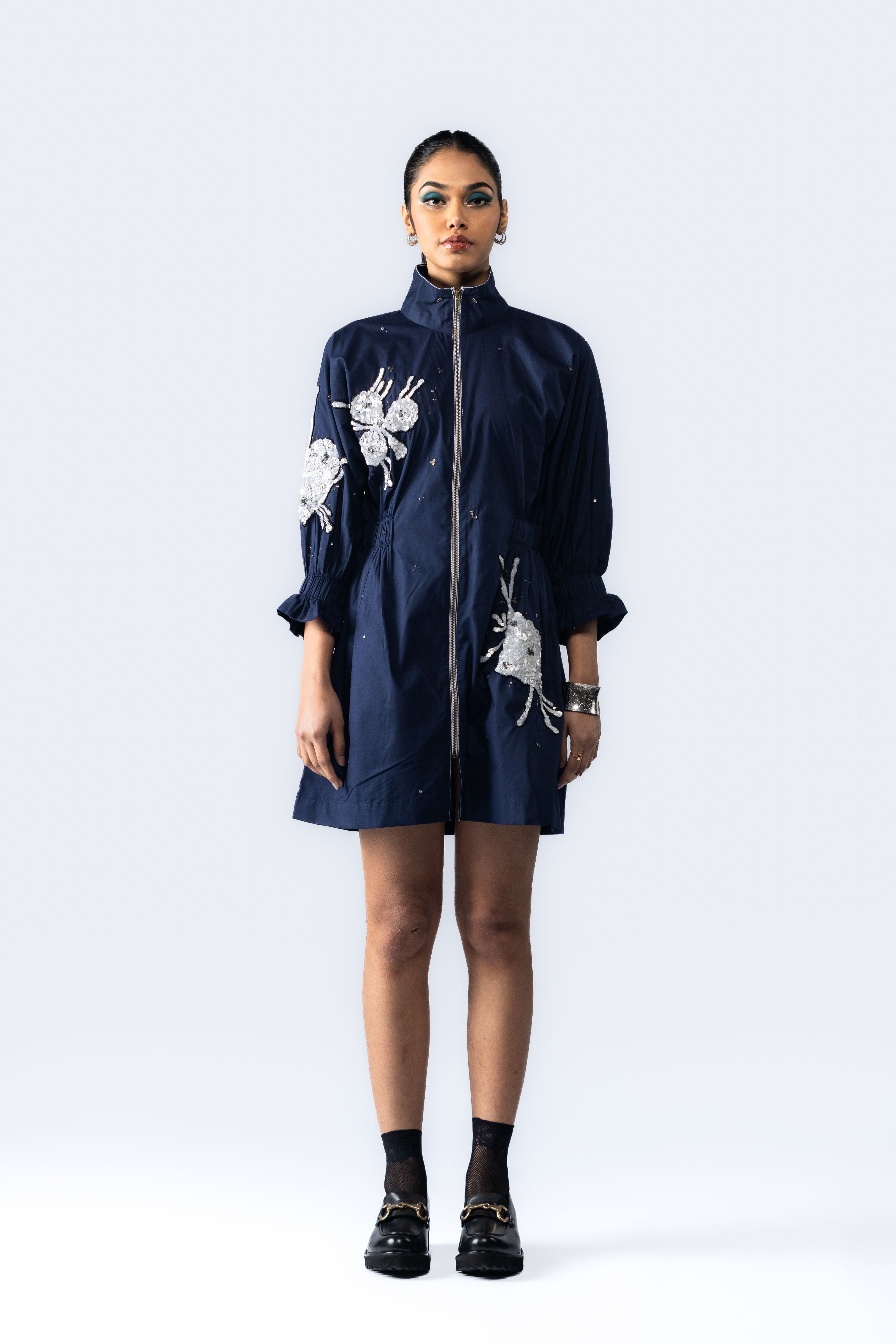 Hand Embroidered Sequin Dress
