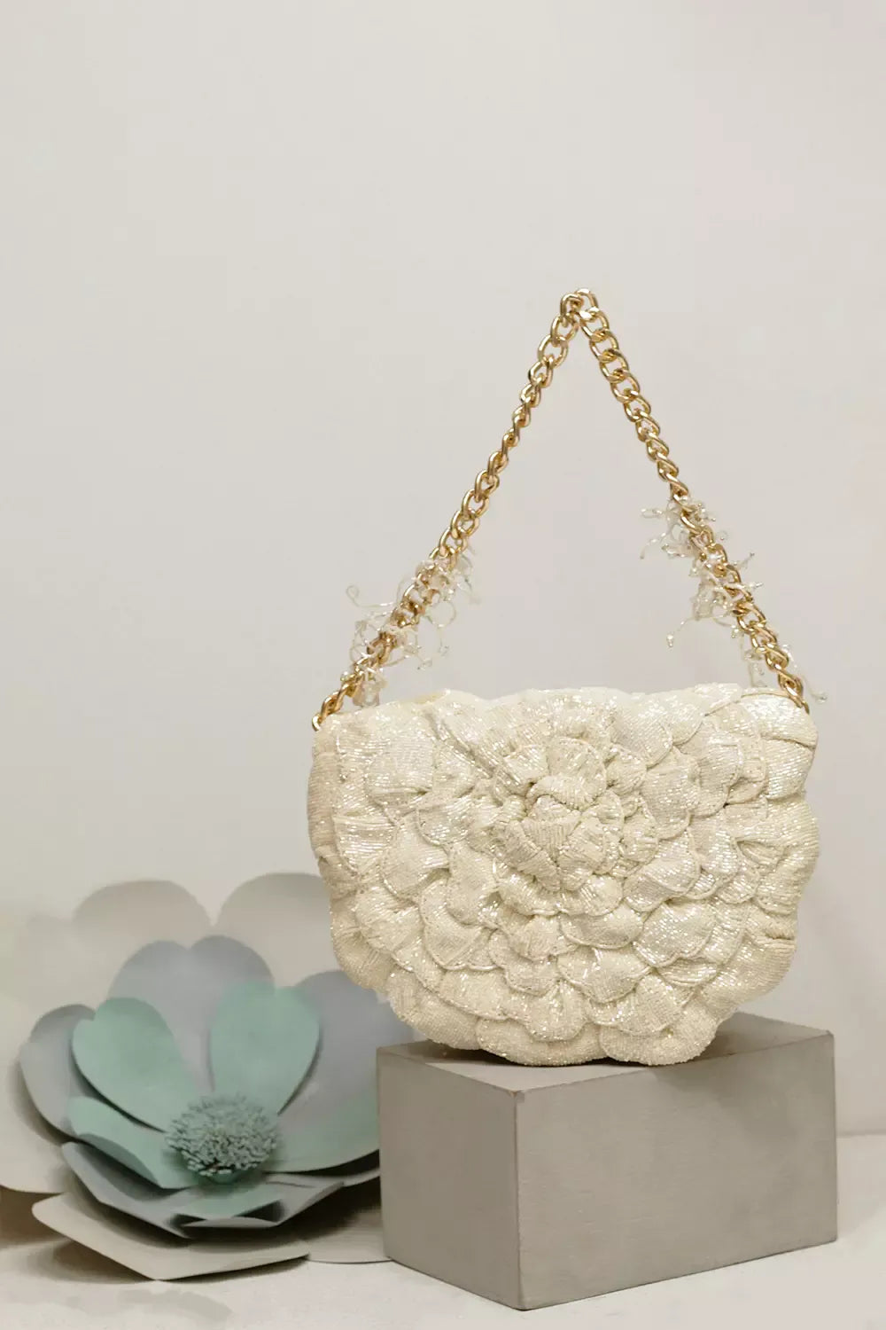 Coco Beaded Sling - Ivory