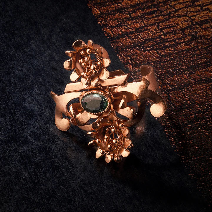 Piscean Flame Gold Plated Ring