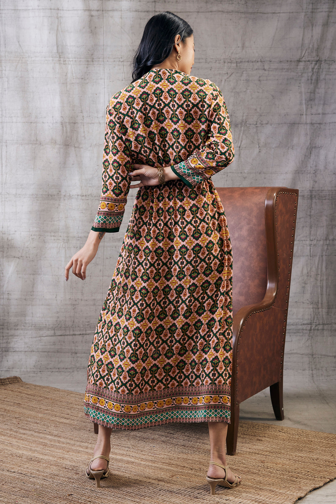 Taahira Printed Long Dress