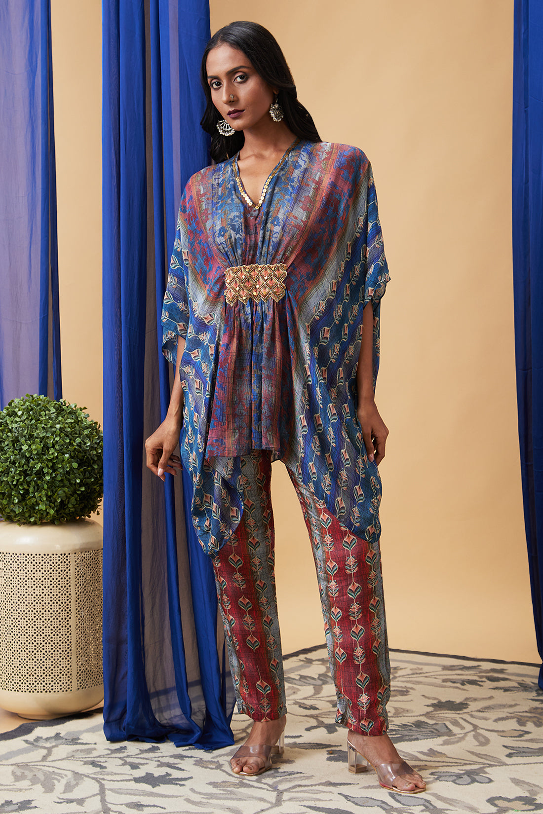 Adah Embroidered Kaftan Set