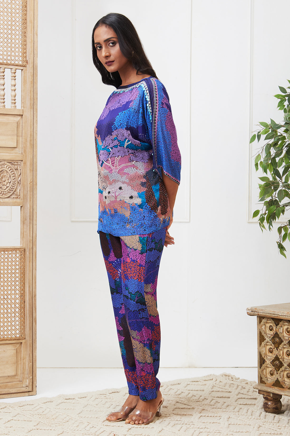 Benazir Embroidered Co-ord Set