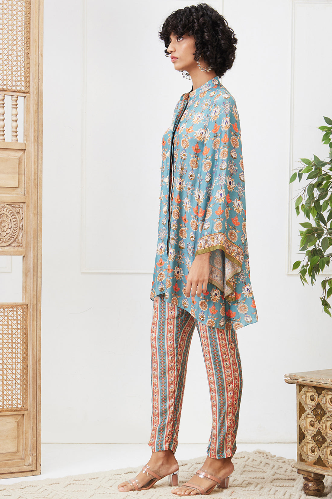 Tabriz Embroidered Co-ord Set