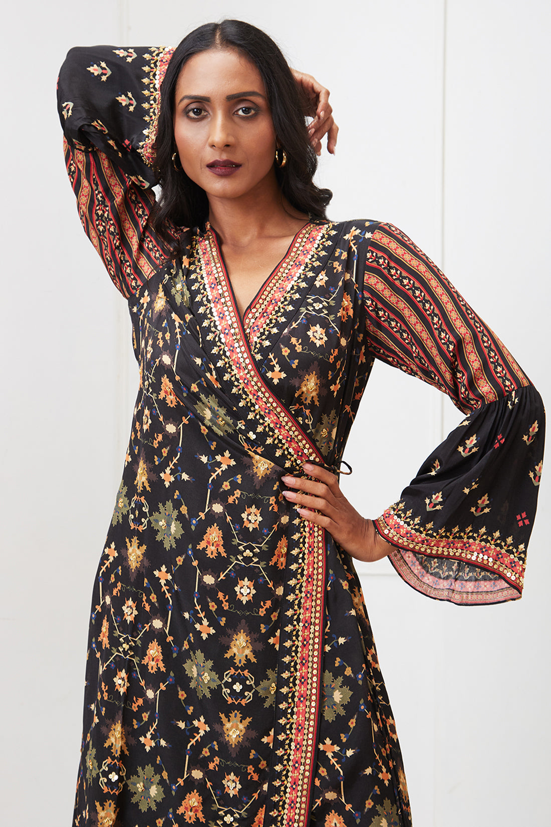 Zahra Printed Angarkha Kurta Set