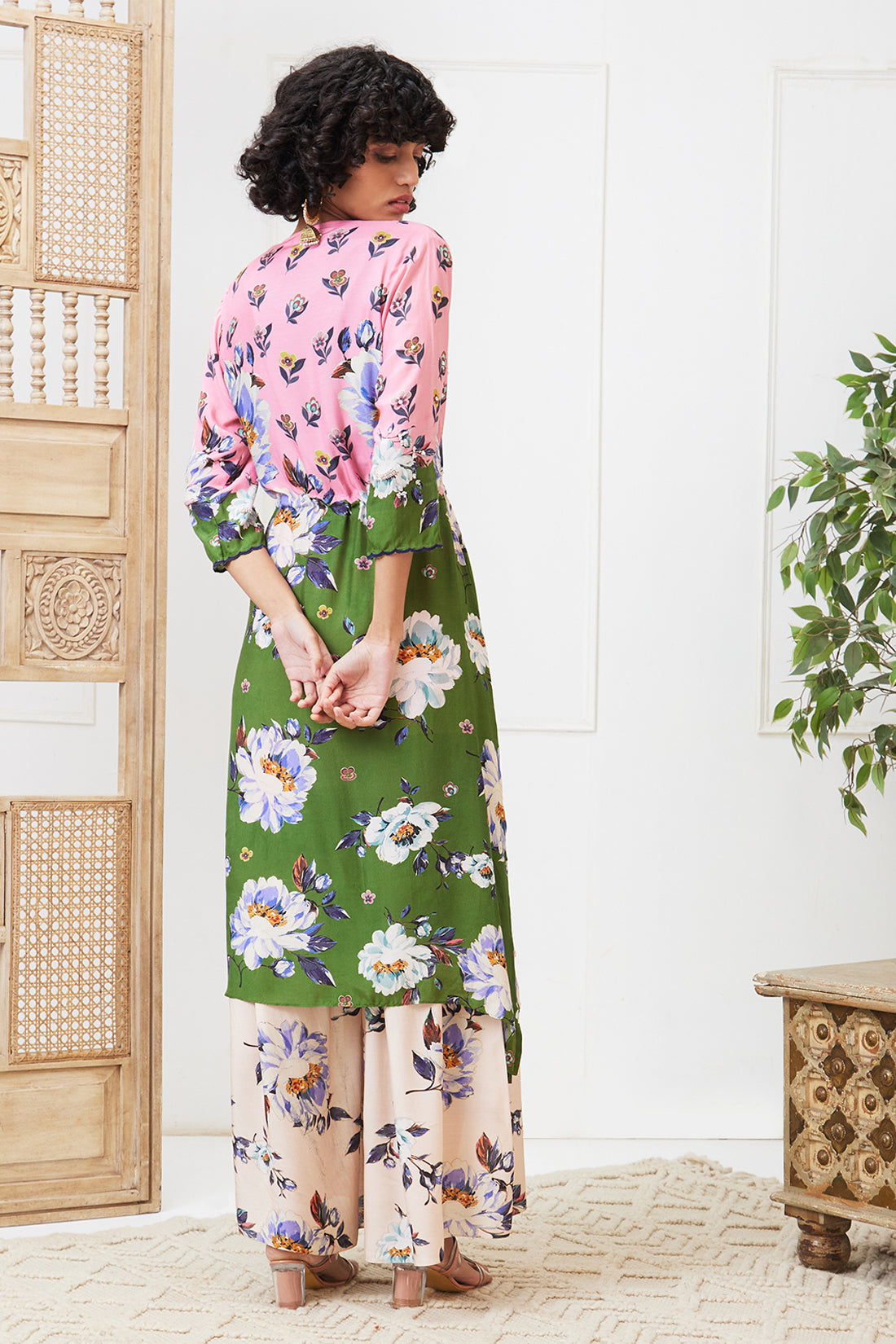 Tasnim Printed Sharara Set