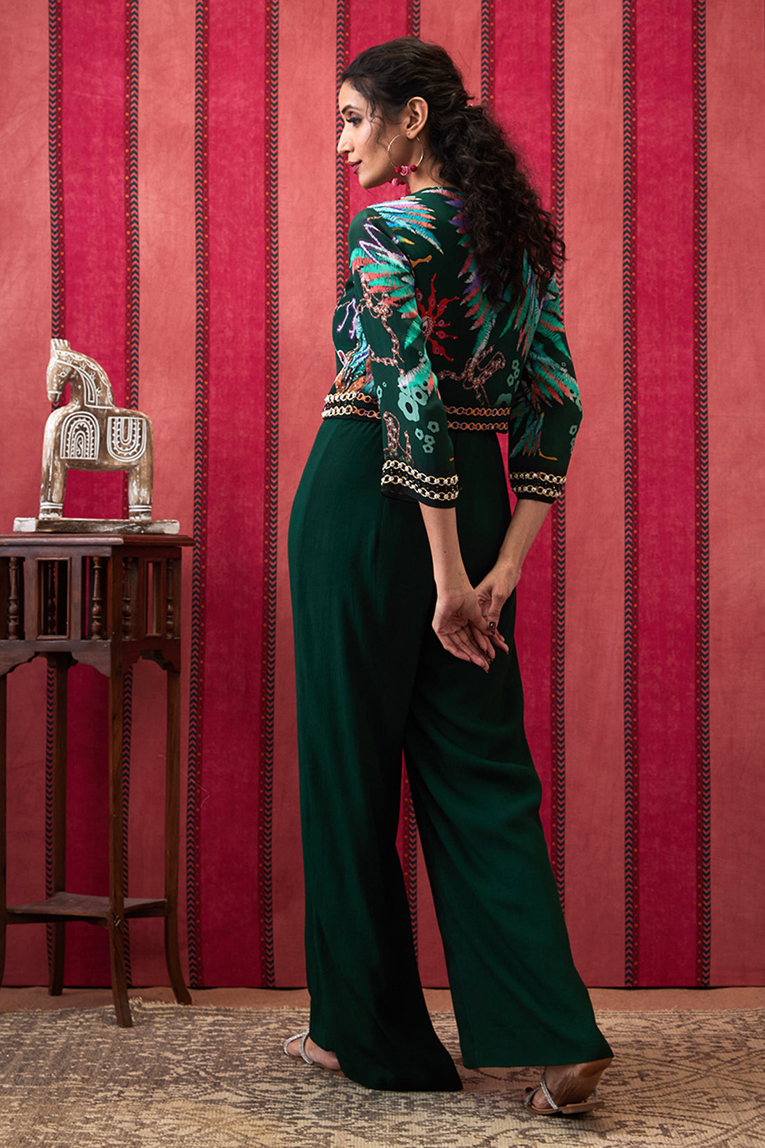 Aisha Jumpsuit With Embroidered Jacket