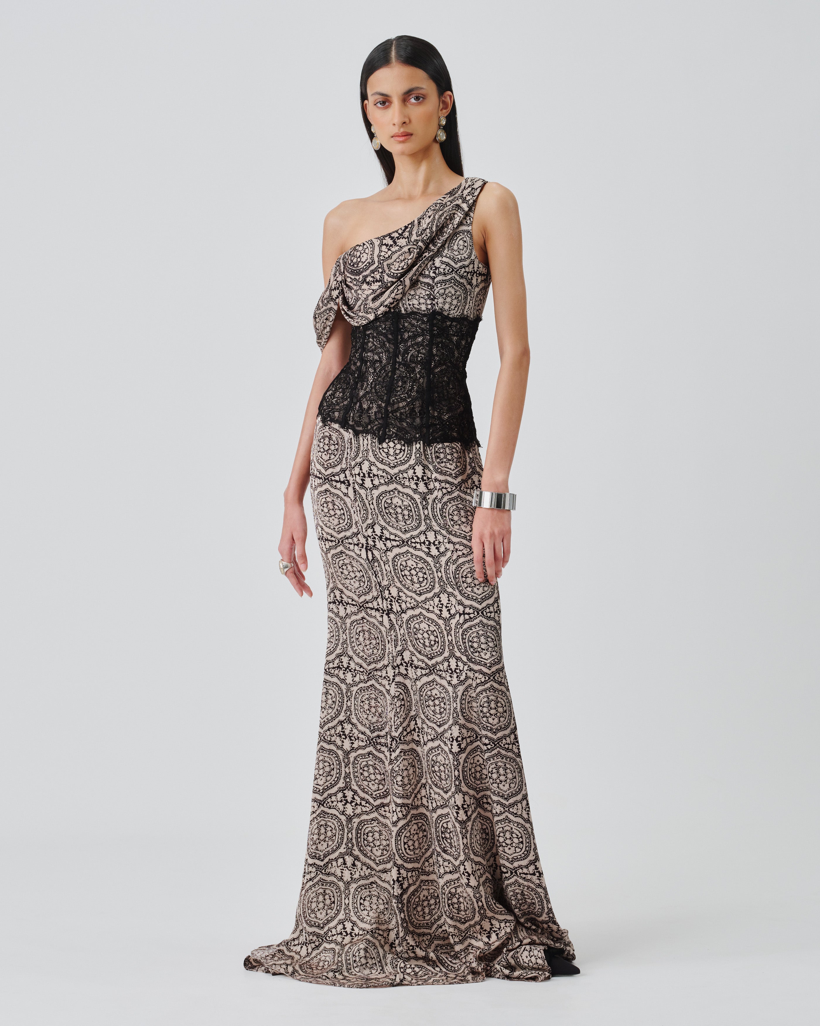 Tara Ajrakh Gown