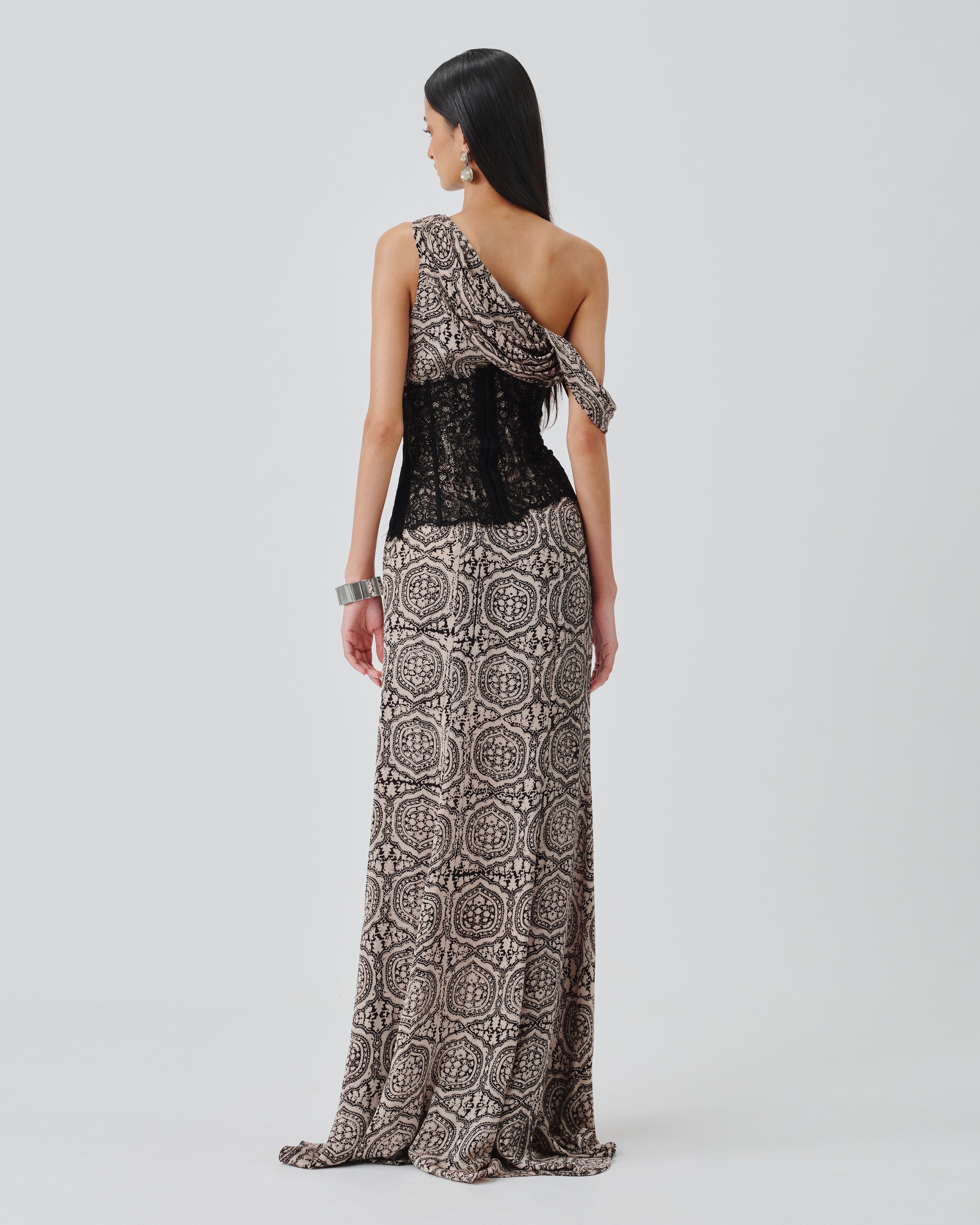 Tara Ajrakh Gown