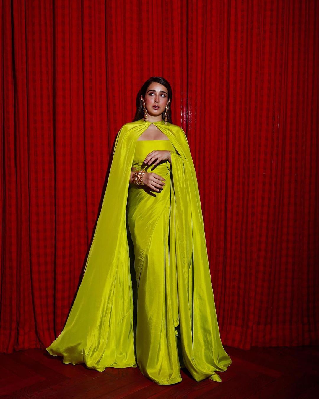 Handwoven Lime Green Silk Sari