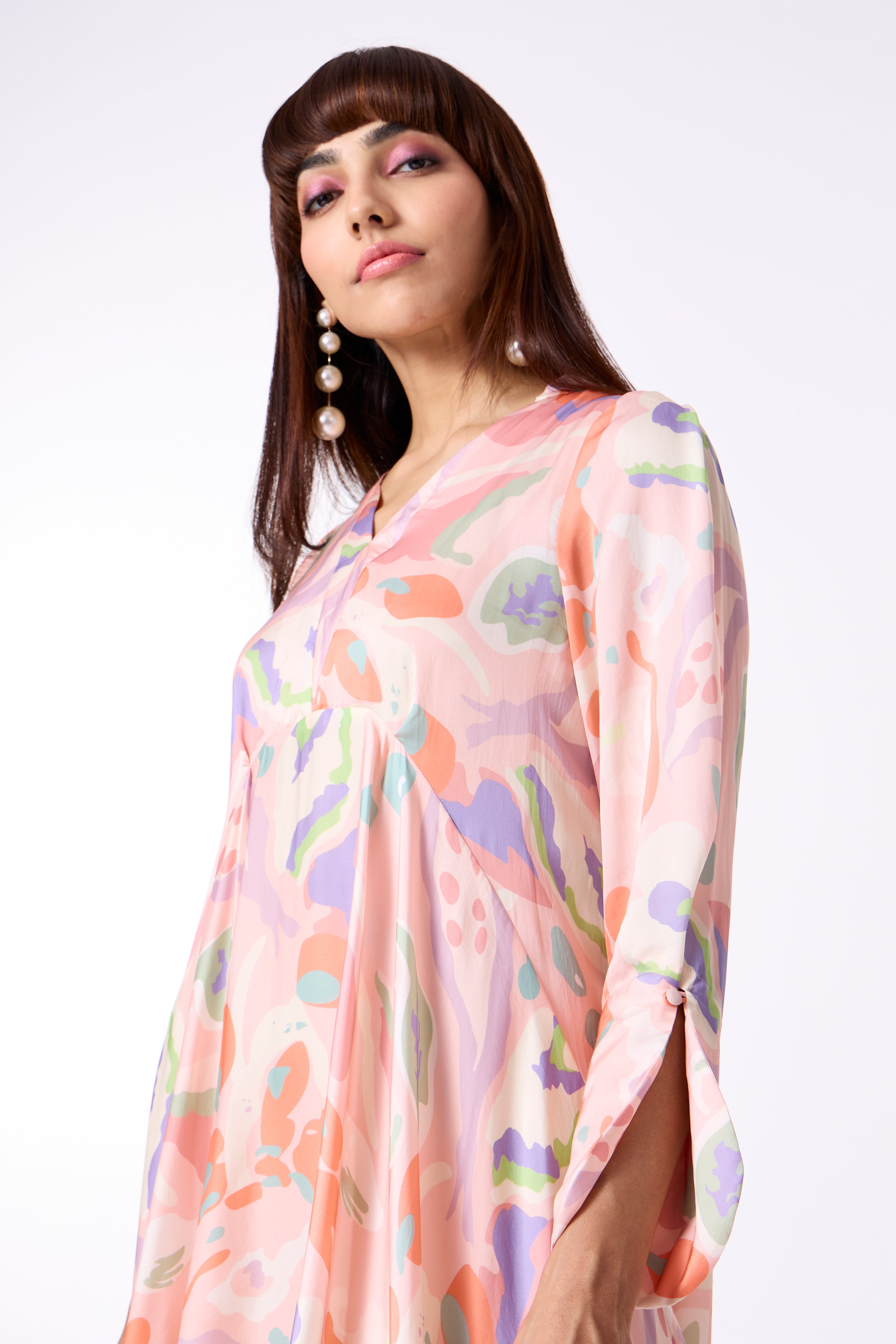 Soliel Dress - Pastel Paisley