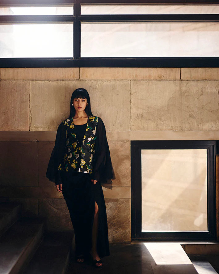 Peplum Jacket Set