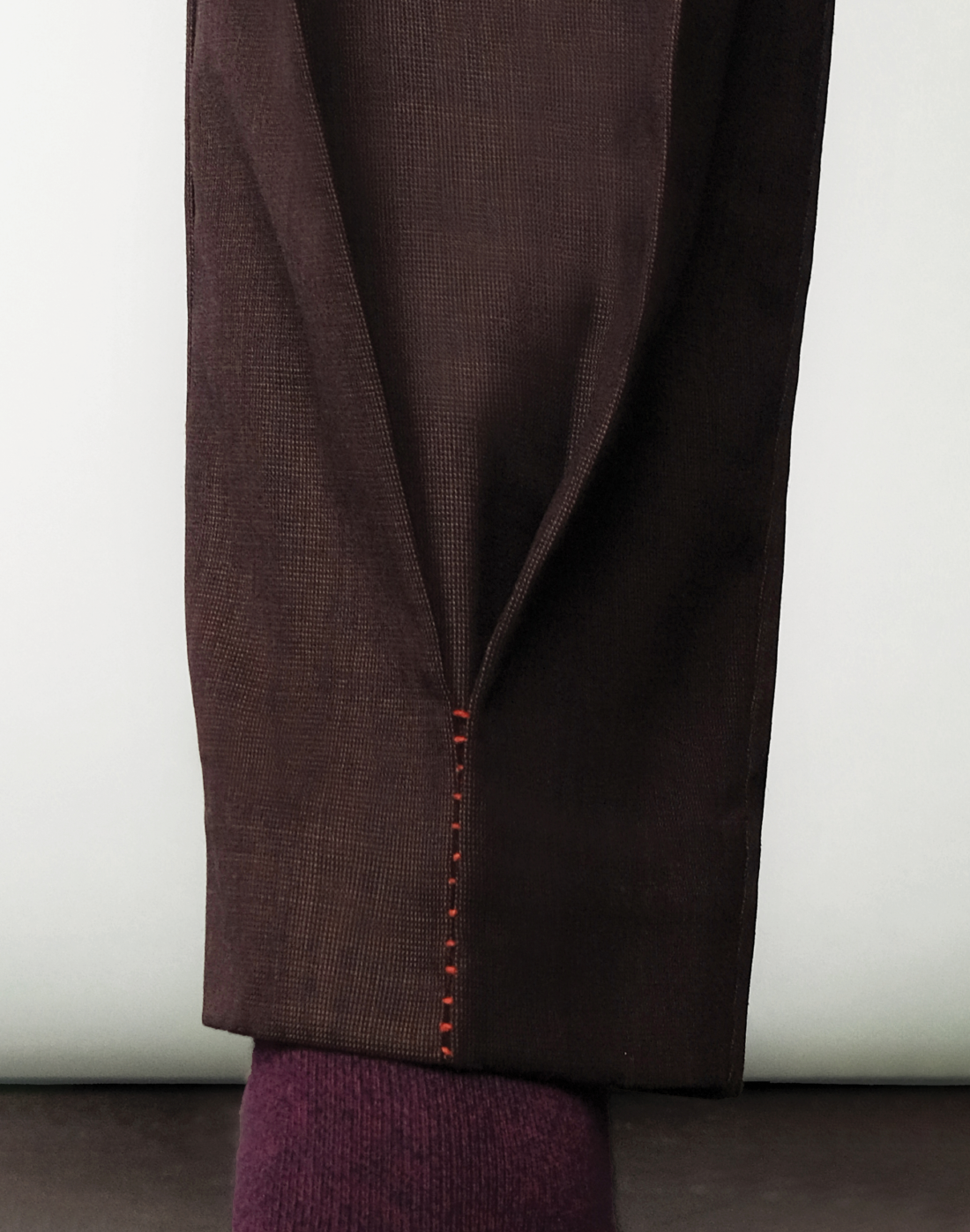 Double Box Pleat Trousers