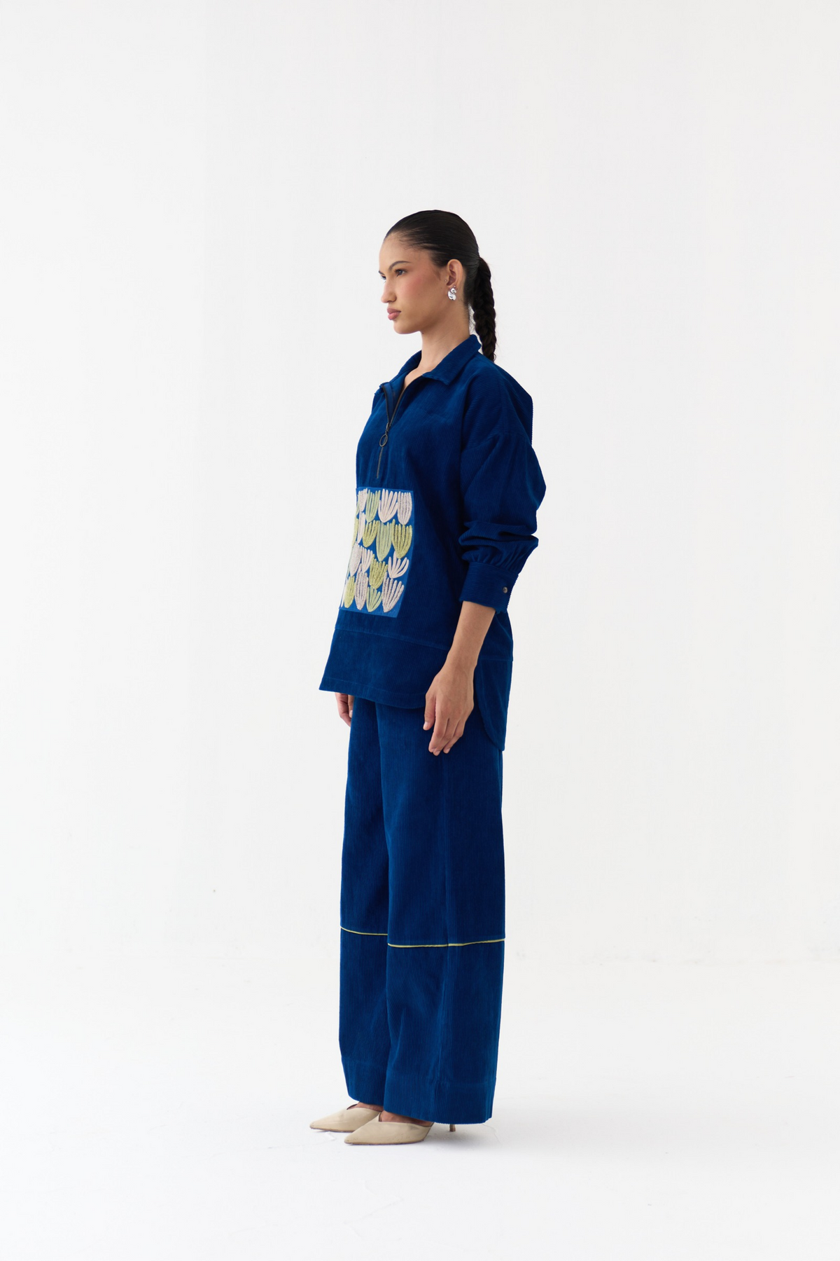 Patch U-hem Top Co-ord (set Of 2)