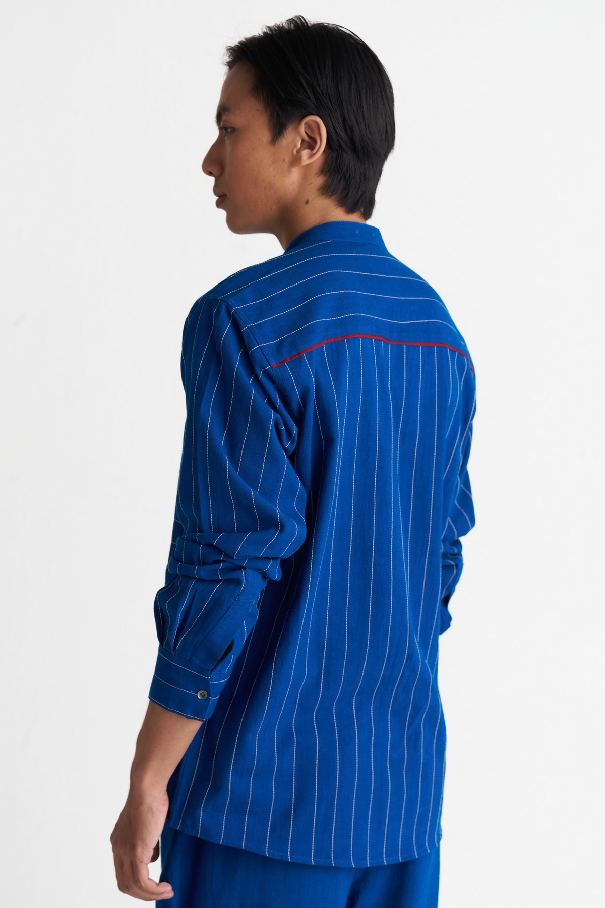 Solid Panel Shirt Co-ord (set Of 2)