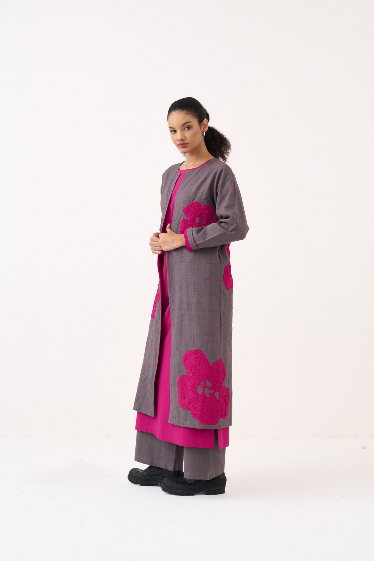 All Over Embroidery Overlay Co-ord (set Of 3)