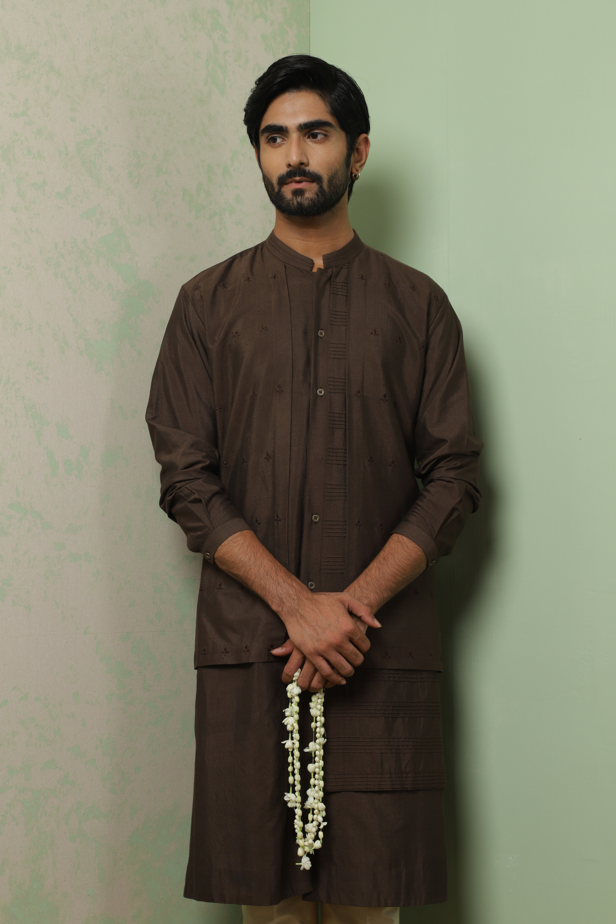 Kuber Layered Pleated Kurta