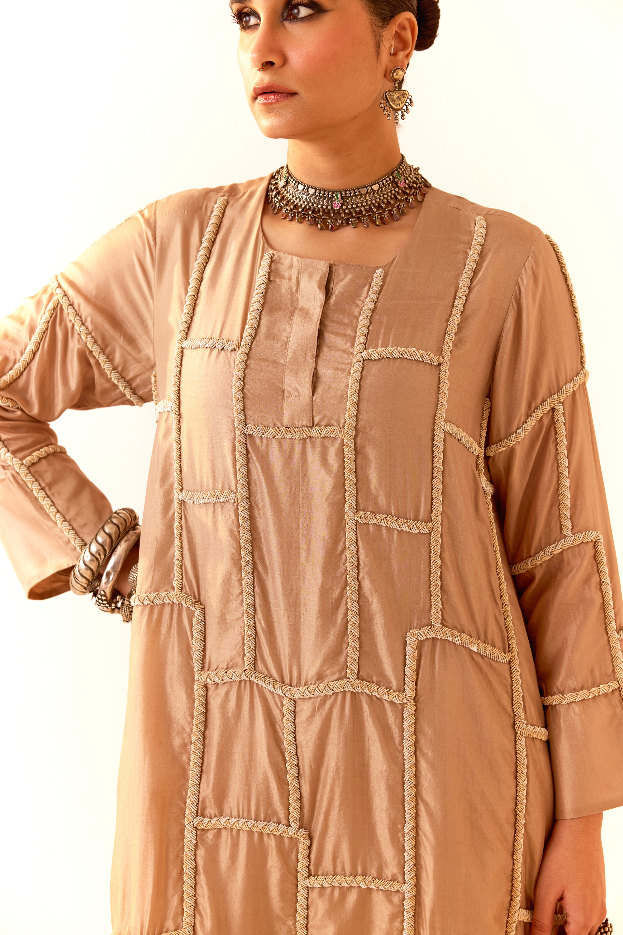 Soft Beige Kurta Set