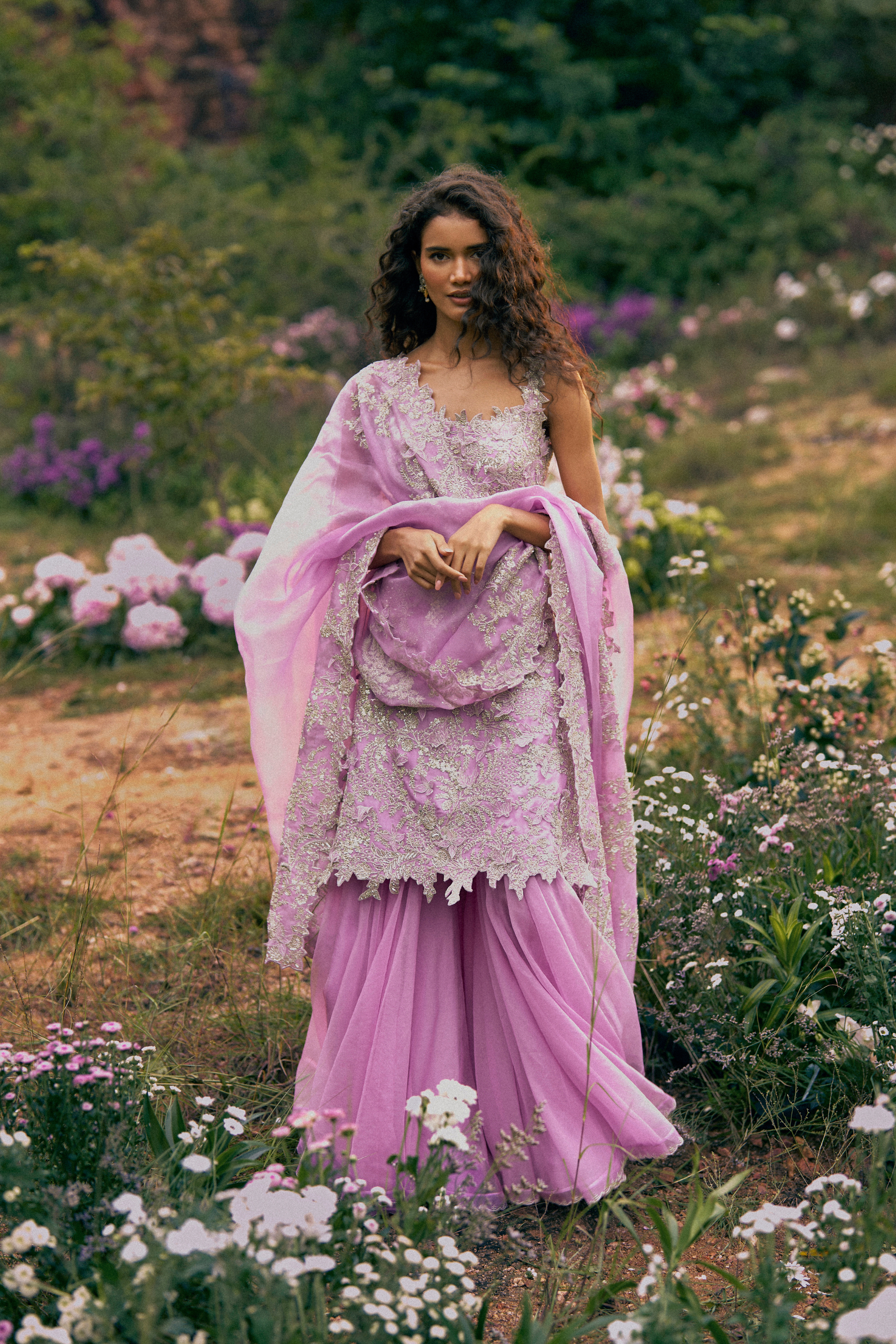 New Athena Zari 3d Sharara Set