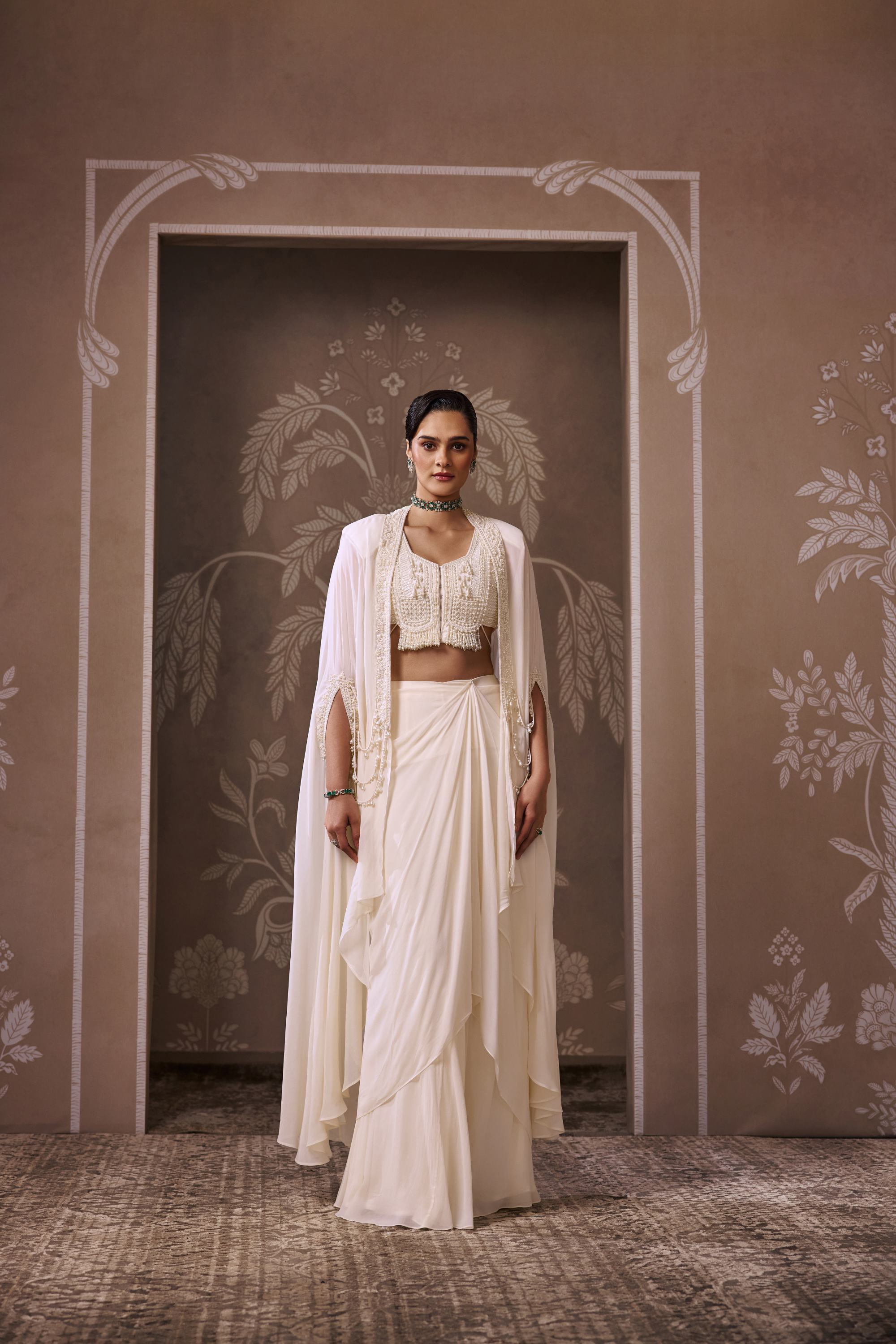The Realm Cape Skirt Set
