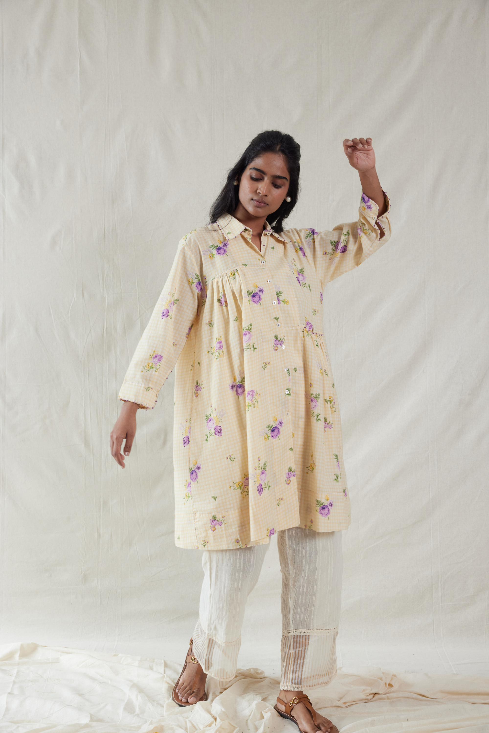 Hand Woven Cotton Silk Dress