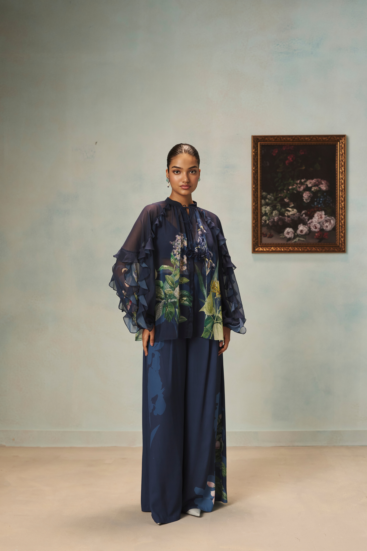 Veinna Indigo Haze Top And Pants