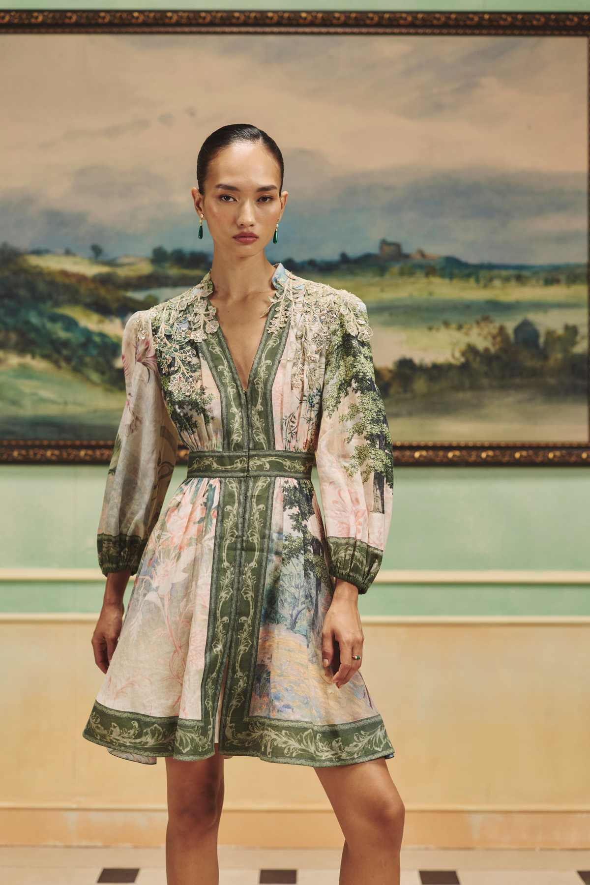 Veinna Foxglove Dress